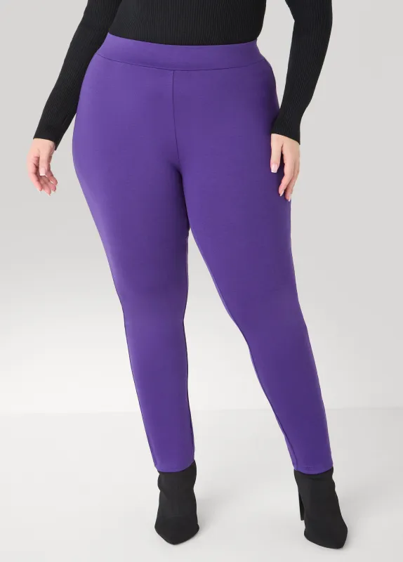 Pull On Ponte Leggings sold by Ashley Stewart