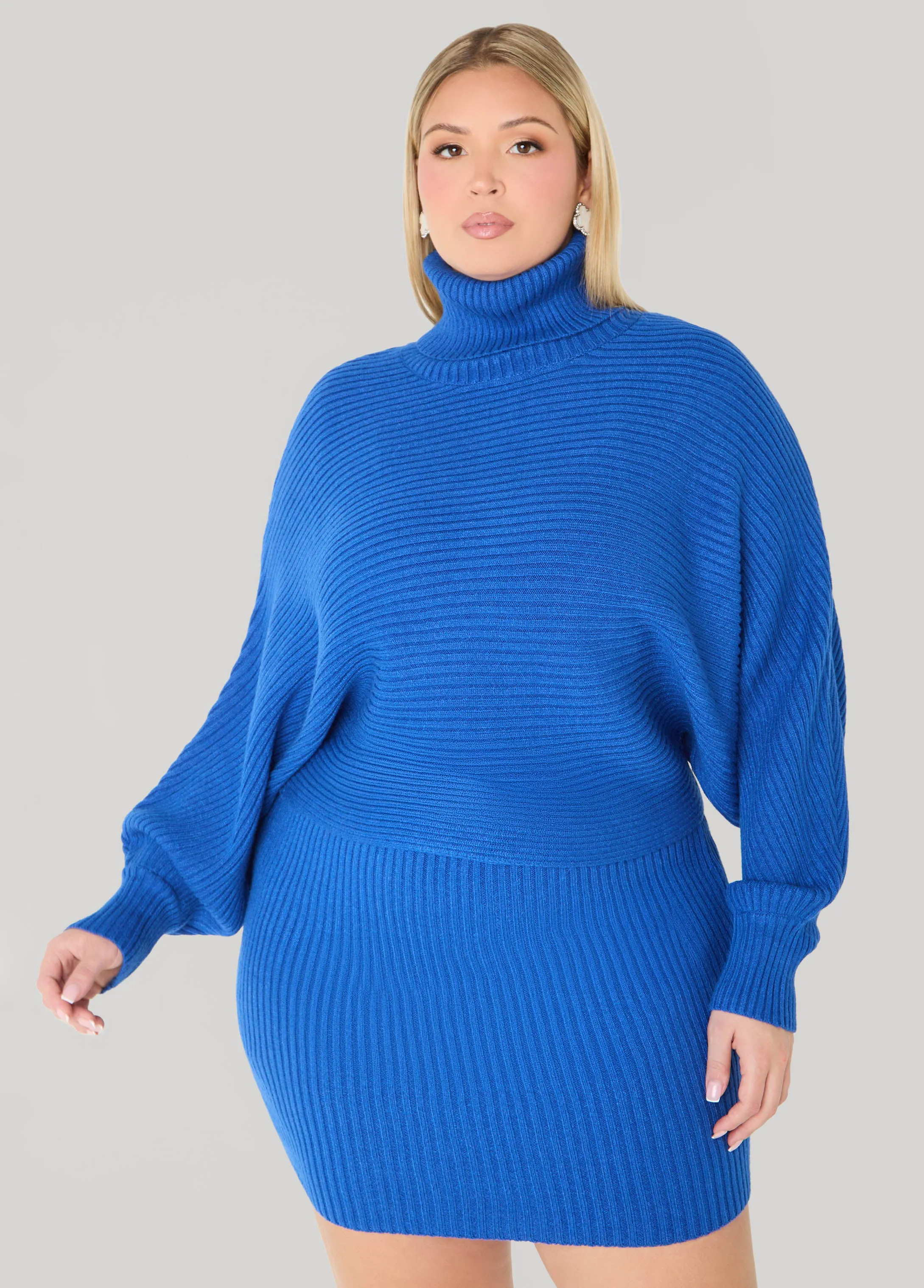 Dolman Sleeved Turtleneck Sweater sold by Ashley Stewart product image thumbnail 5