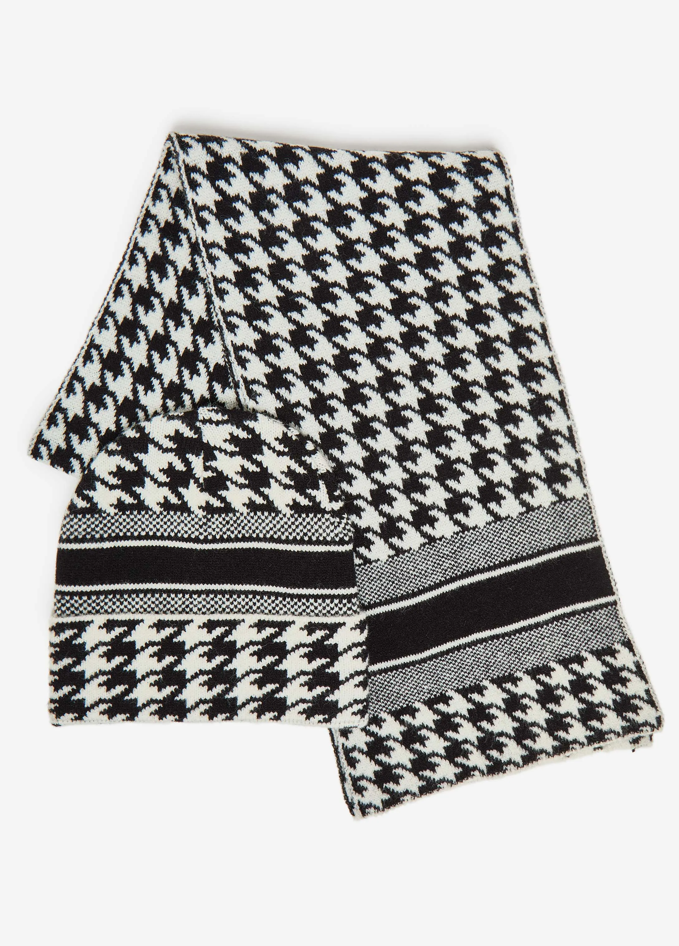 Houndstooth Hat And Scarf Gift Set sold by Ashley Stewart