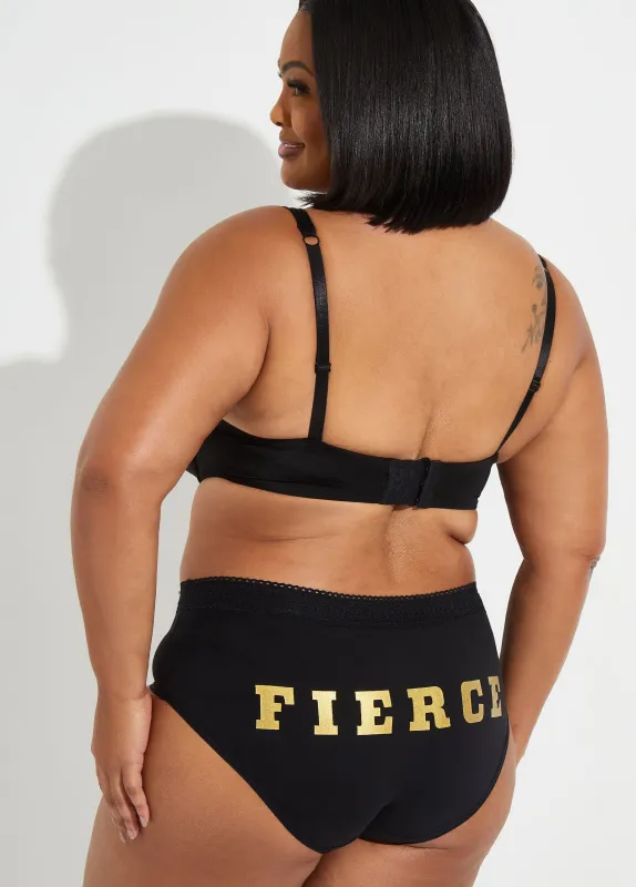 Lace Trimmed Micro Hipster Panty sold by Ashley Stewart