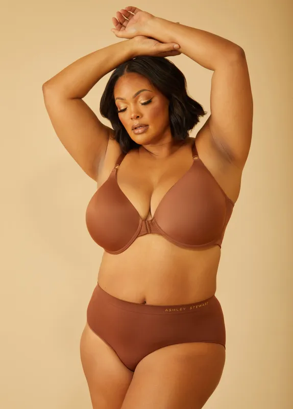 Front Close Smoothing Posture Bra sold by Ashley Stewart