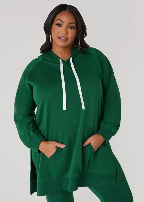 Oversized Side Split Hoodie sold by Ashley Stewart