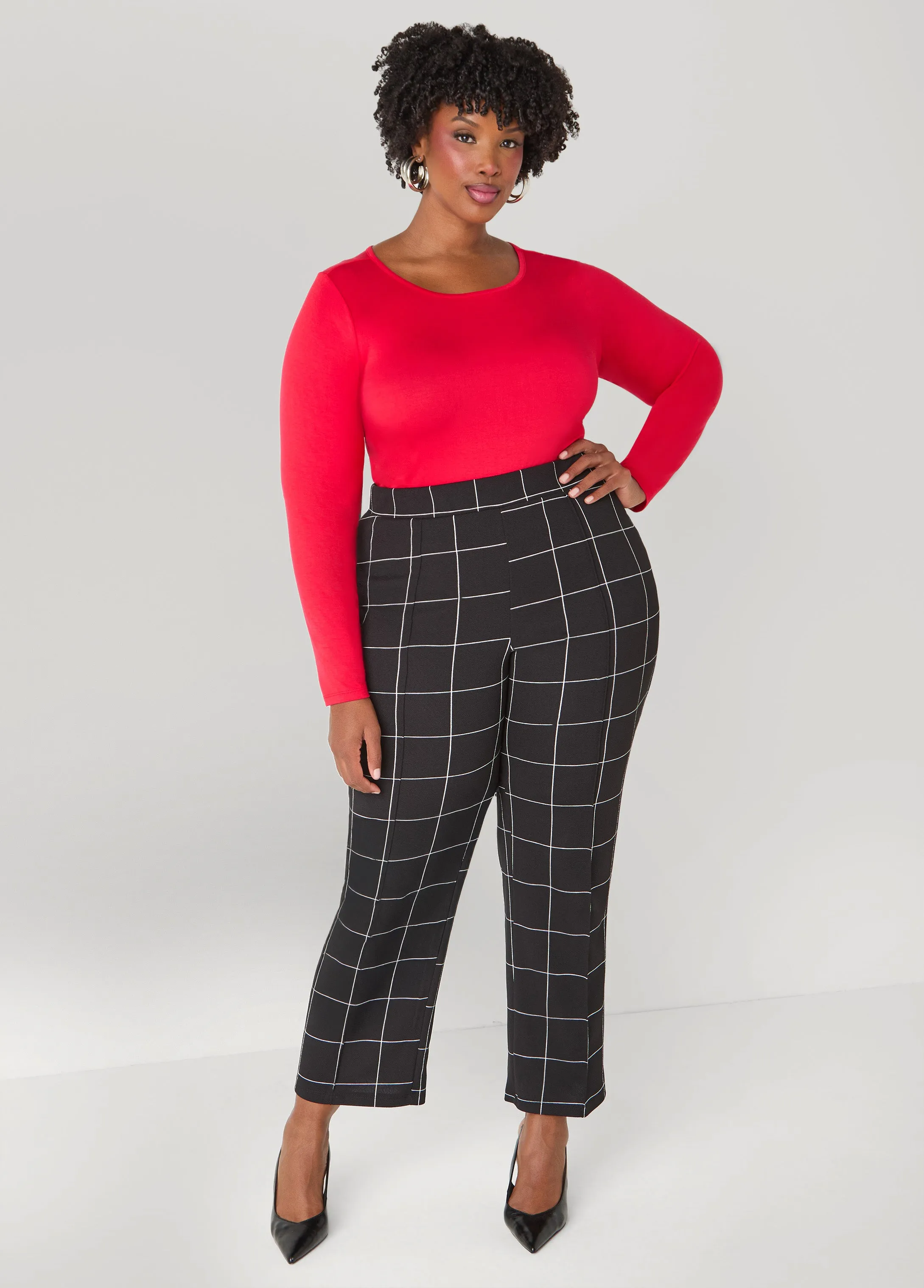 Basic Long Sleeve Jersey Tee sold by Ashley Stewart product image thumbnail 2