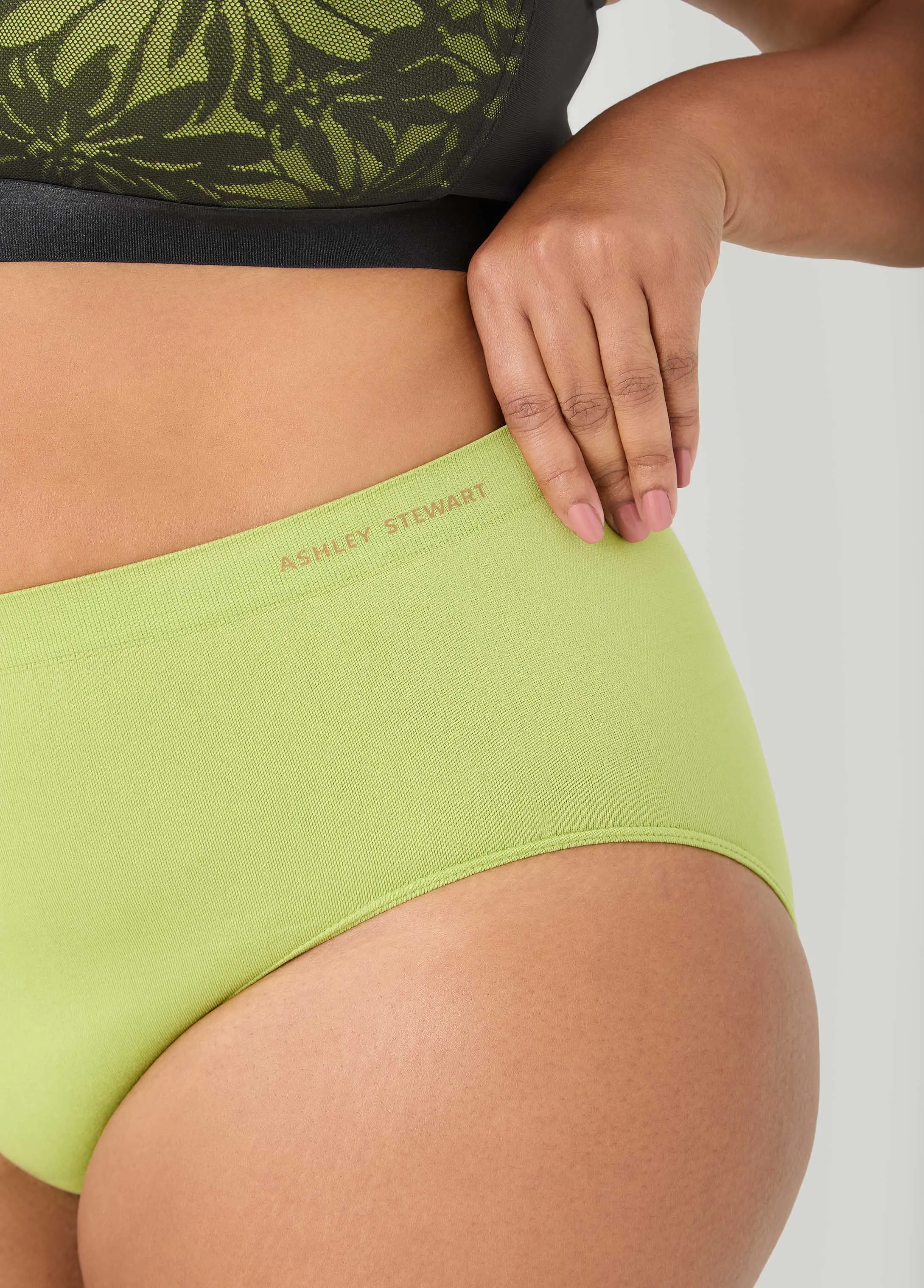 Seamless Logo Briefs sold by Ashley Stewart product image thumbnail 2