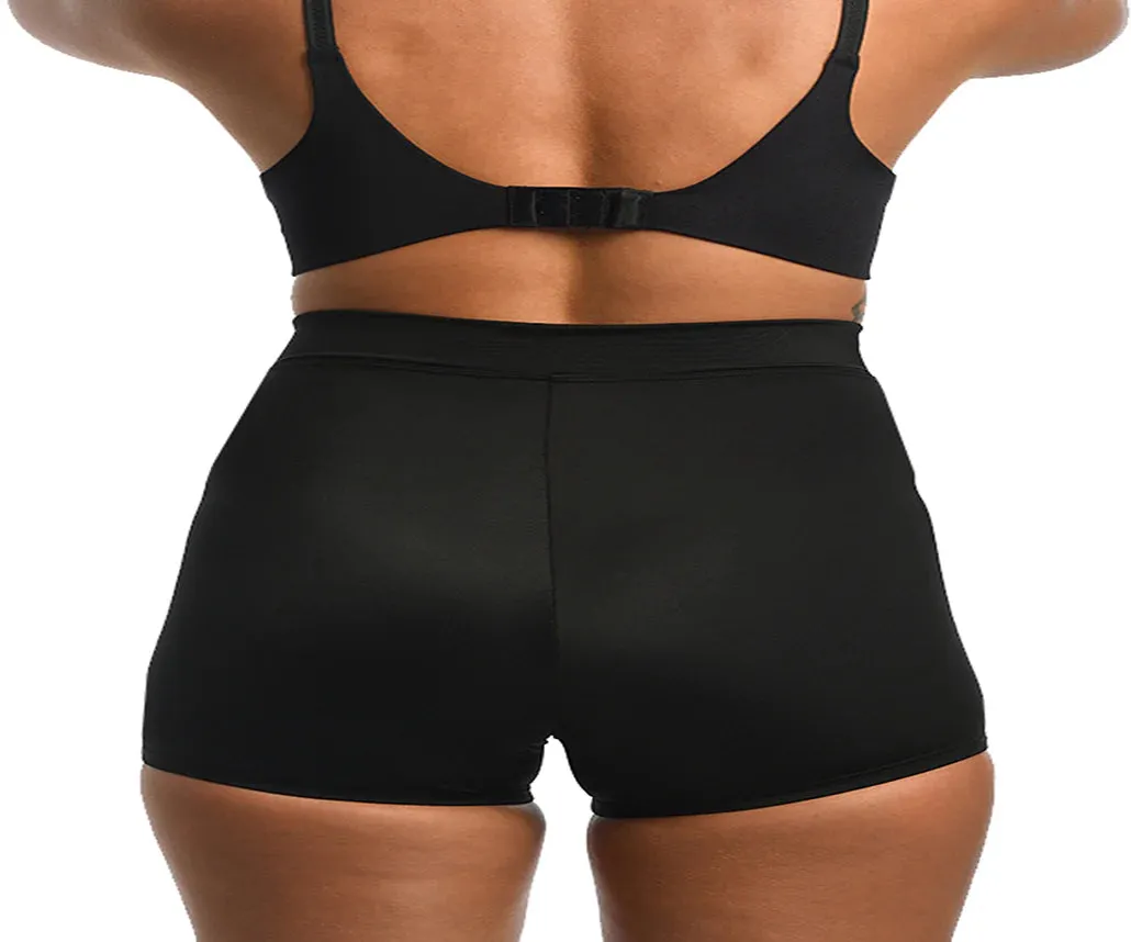InstantFigure High Waist Compression Shorts sold by Ashley Stewart product image thumbnail 2