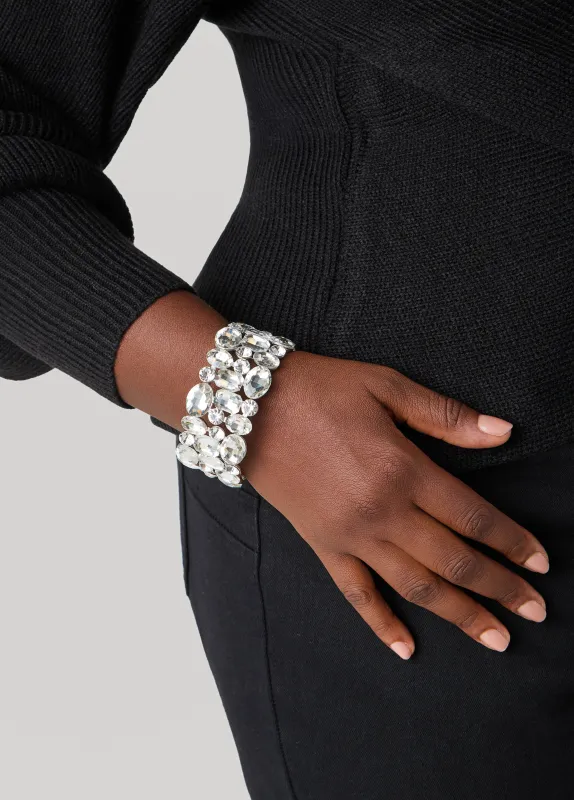 Crystal Stretch Bracelet sold by Ashley Stewart