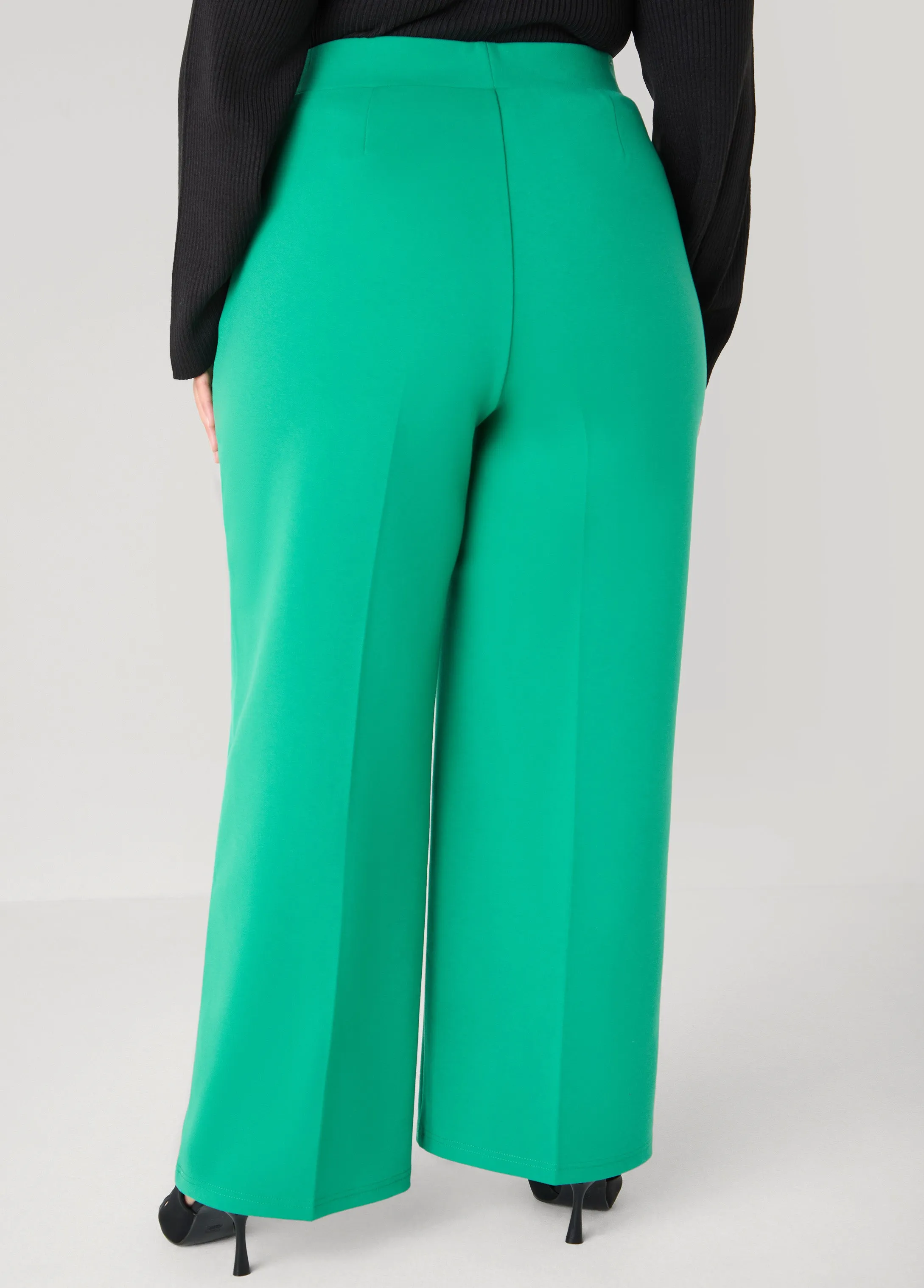 Pull On Ponte Wide Leg Pants sold by Ashley Stewart product image thumbnail 3