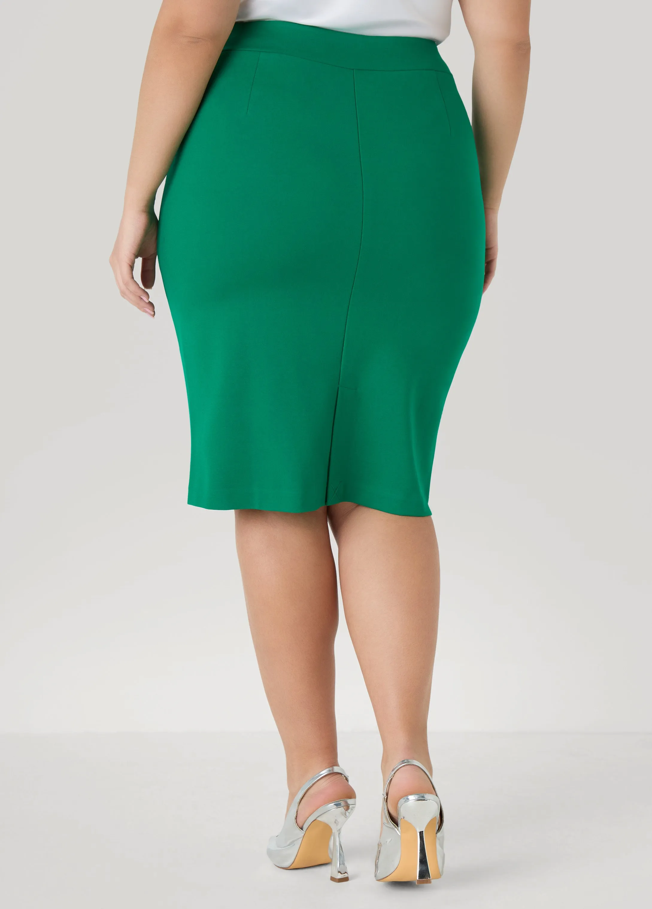 Ponte Pull On Skirt sold by Ashley Stewart product image thumbnail 2