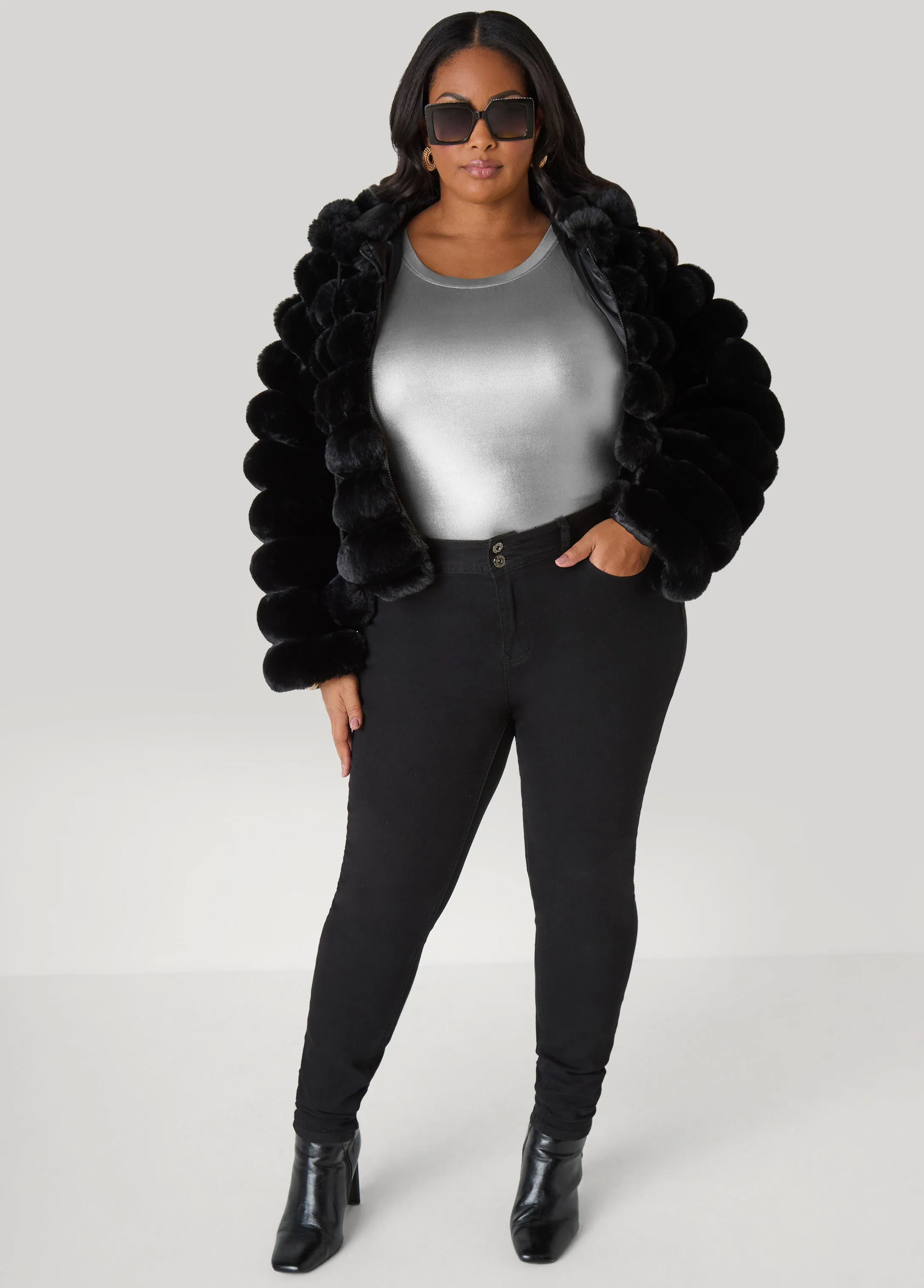 Metallic Basic Cami sold by Ashley Stewart product image thumbnail 4