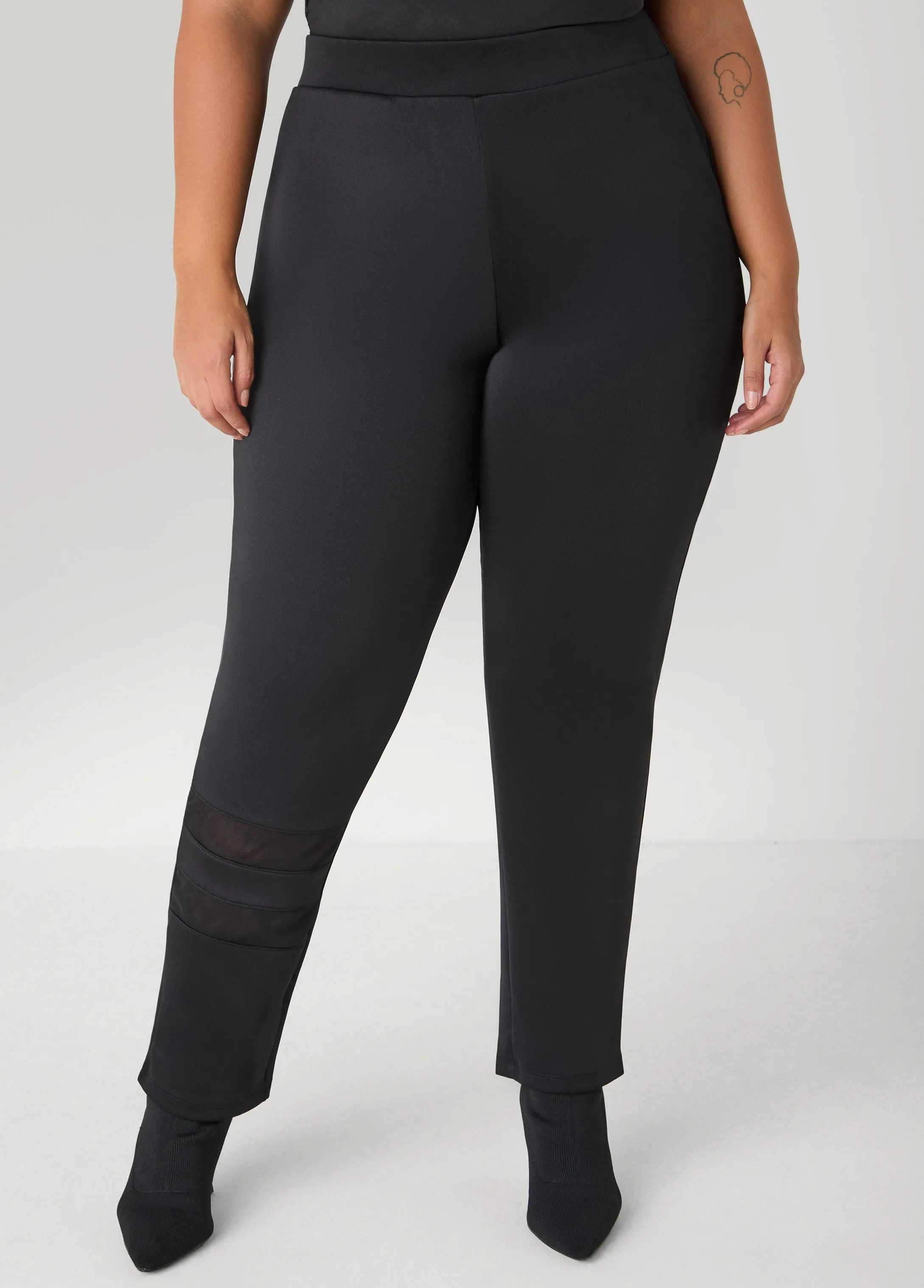 Mesh Paneled Track Pants sold by Ashley Stewart product image thumbnail 3