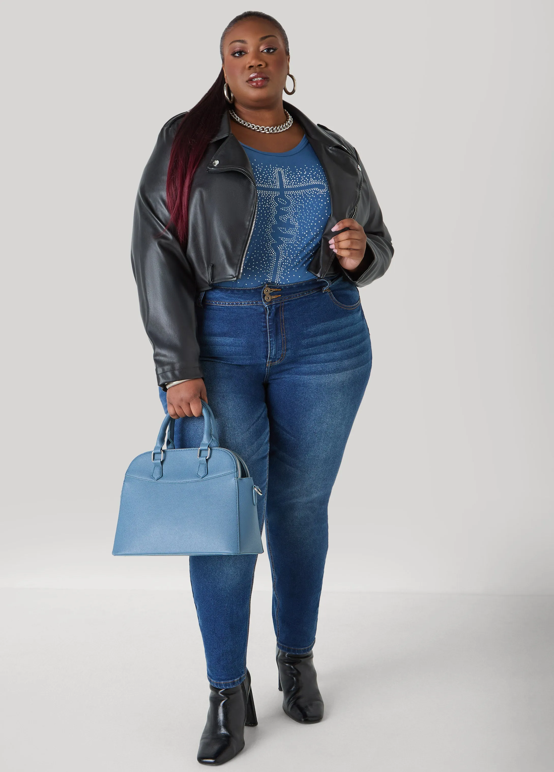 Faith Crystal Tee sold by Ashley Stewart product image thumbnail 3