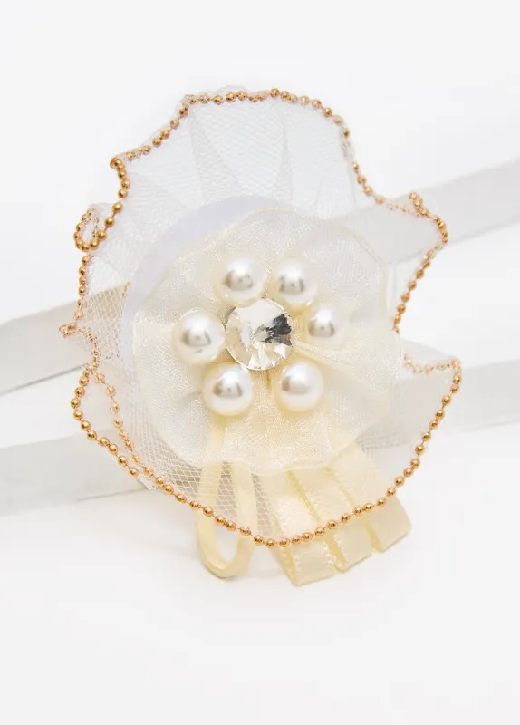 Embellished Rosette Stretch Ring sold by Ashley Stewart