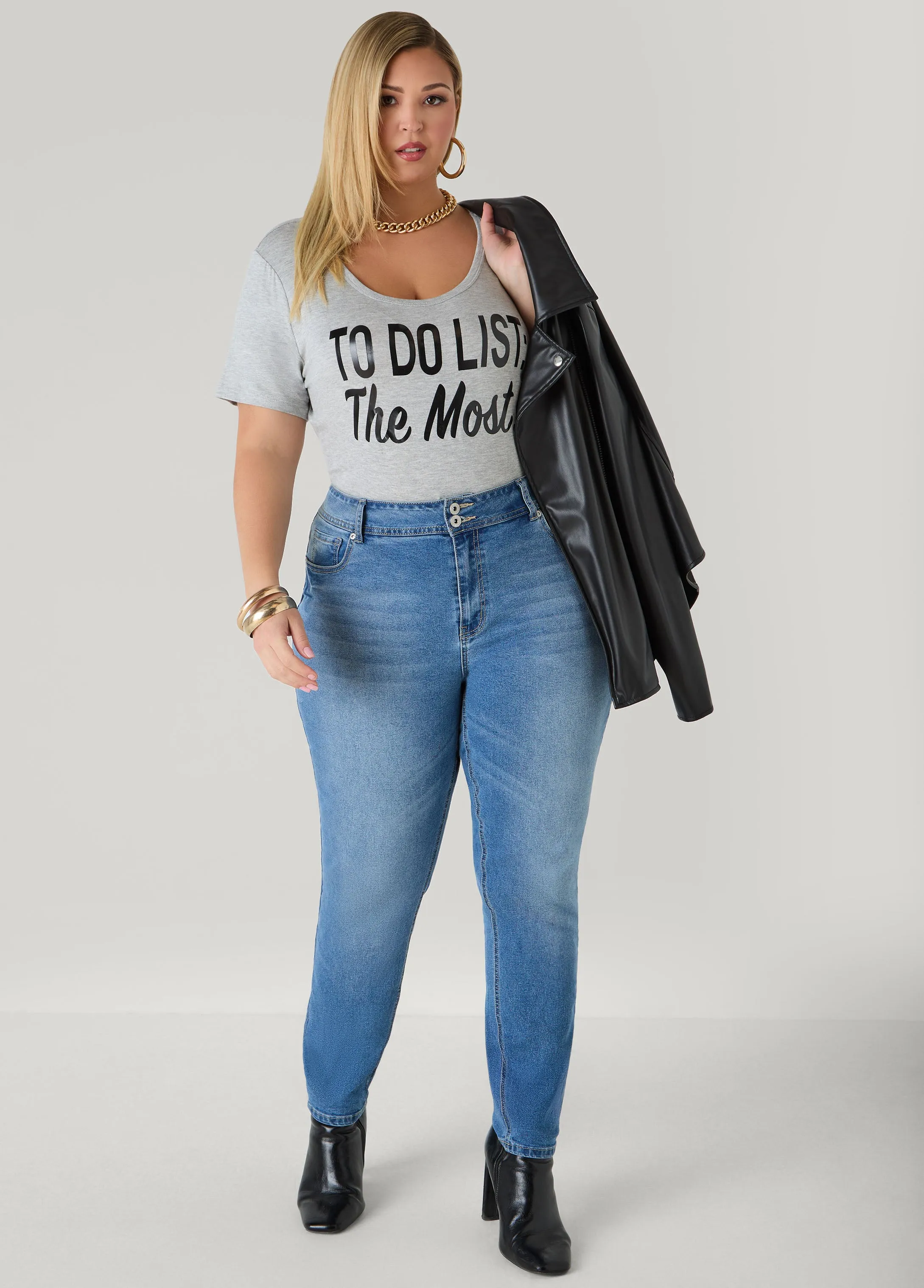 To Do List Graphic Tee sold by Ashley Stewart product image thumbnail 3