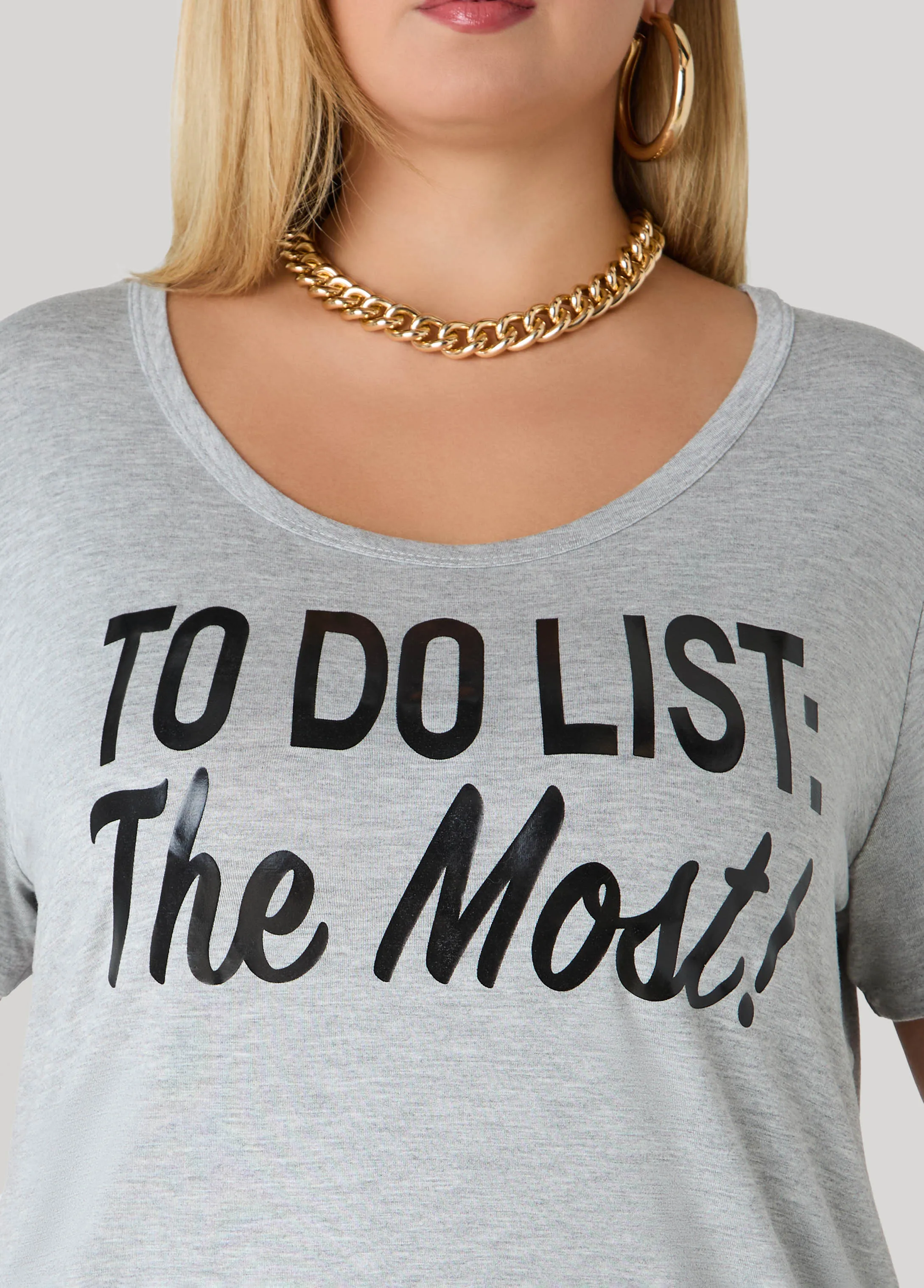To Do List Graphic Tee sold by Ashley Stewart product image thumbnail 4