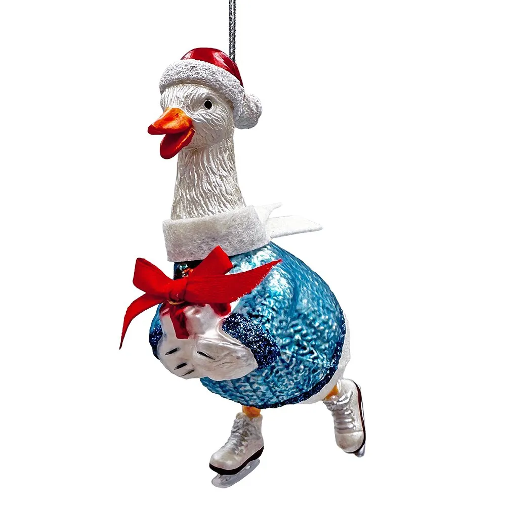 Playful Goose Glass Ornament sold by Ashley Stewart product image thumbnail 5