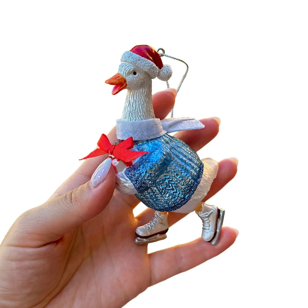 Playful Goose Glass Ornament sold by Ashley Stewart product image thumbnail 4