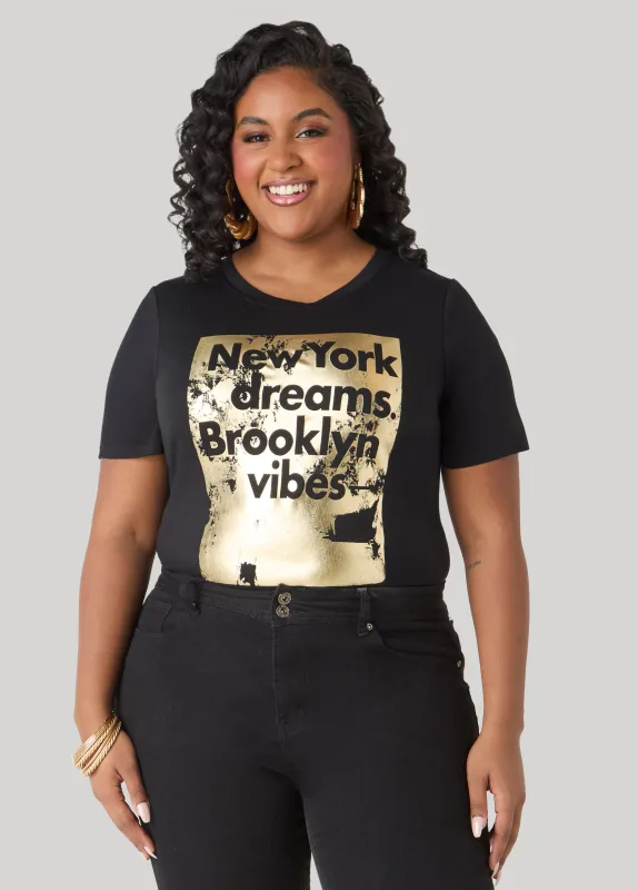 New York Graphic Tee made by Ashley Stewart