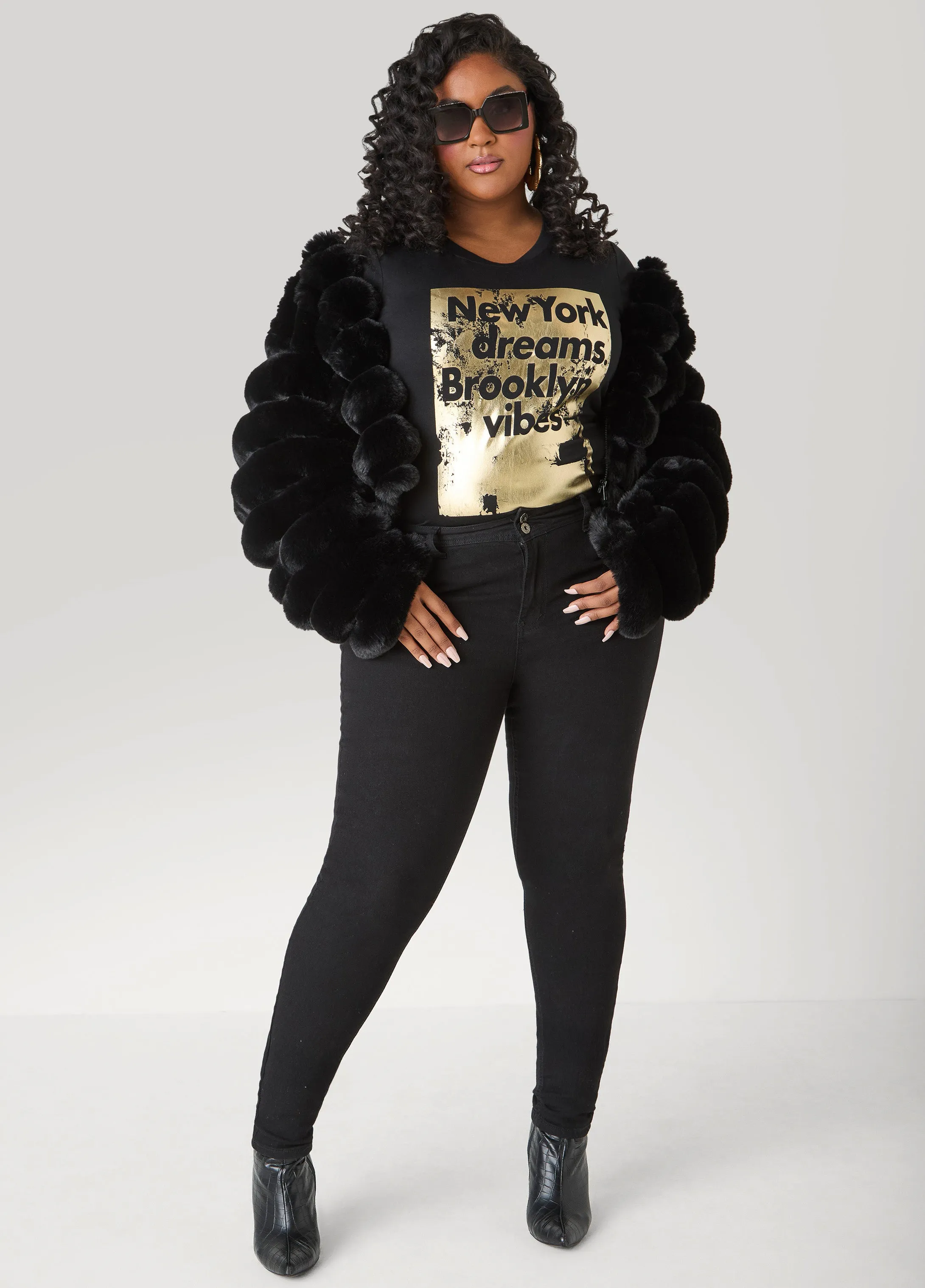 New York Graphic Tee sold by Ashley Stewart product image thumbnail 3