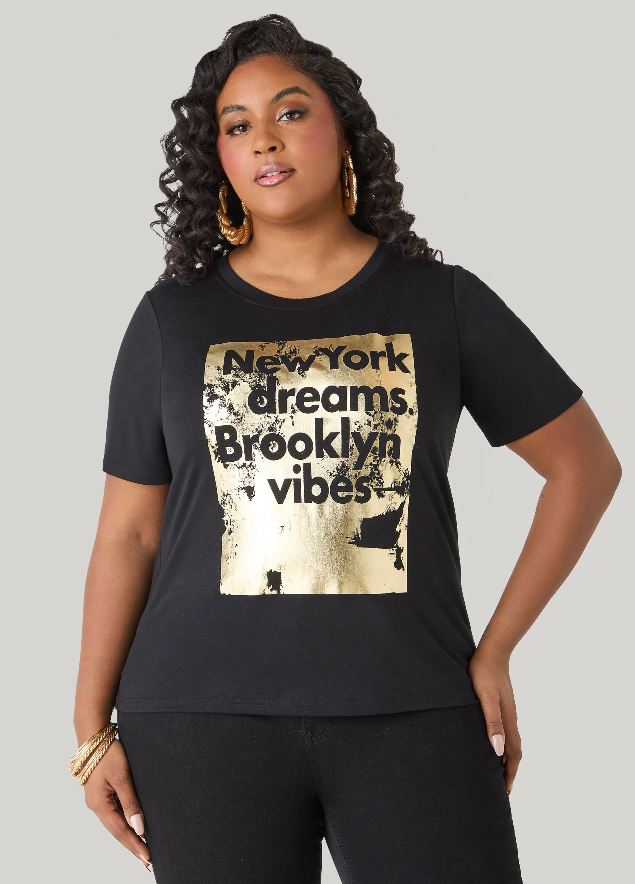 New York Graphic Tee sold by Ashley Stewart product image thumbnail 5
