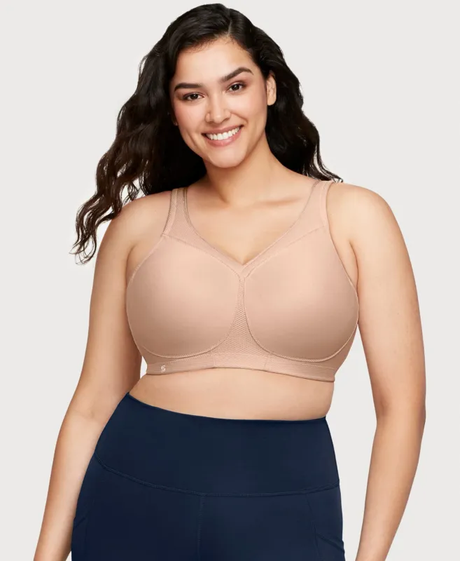 MagicLift Seamless Sports Bra Cafe sold by Ashley Stewart