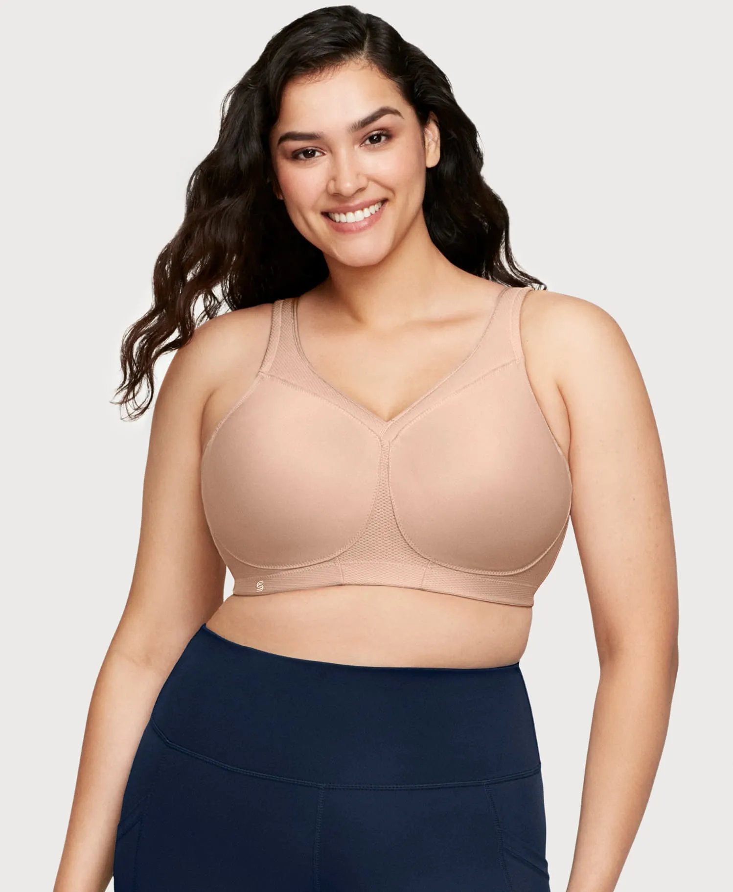 MagicLift Seamless Sports Bra Cafe sold by Ashley Stewart