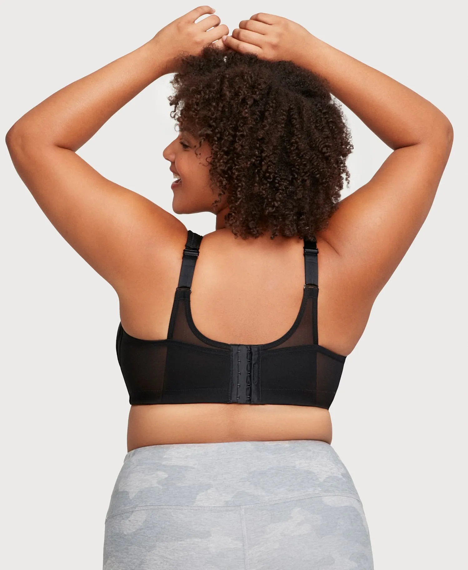 MagicLift Seamless Sports Bra Black sold by Ashley Stewart product image thumbnail 2