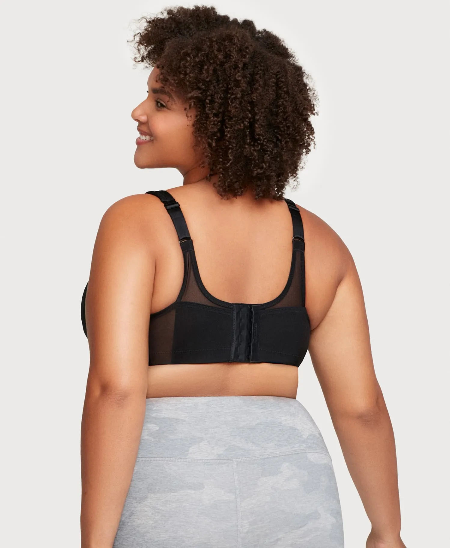 MagicLift Seamless Sports Bra Black sold by Ashley Stewart product image thumbnail 3