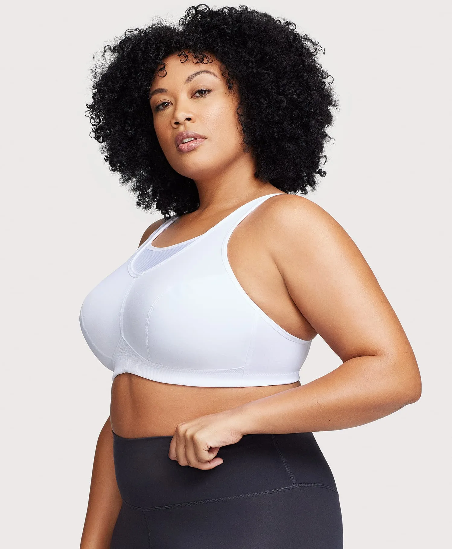 No-Bounce Camisole Sports Bra sold by Ashley Stewart product image thumbnail 3
