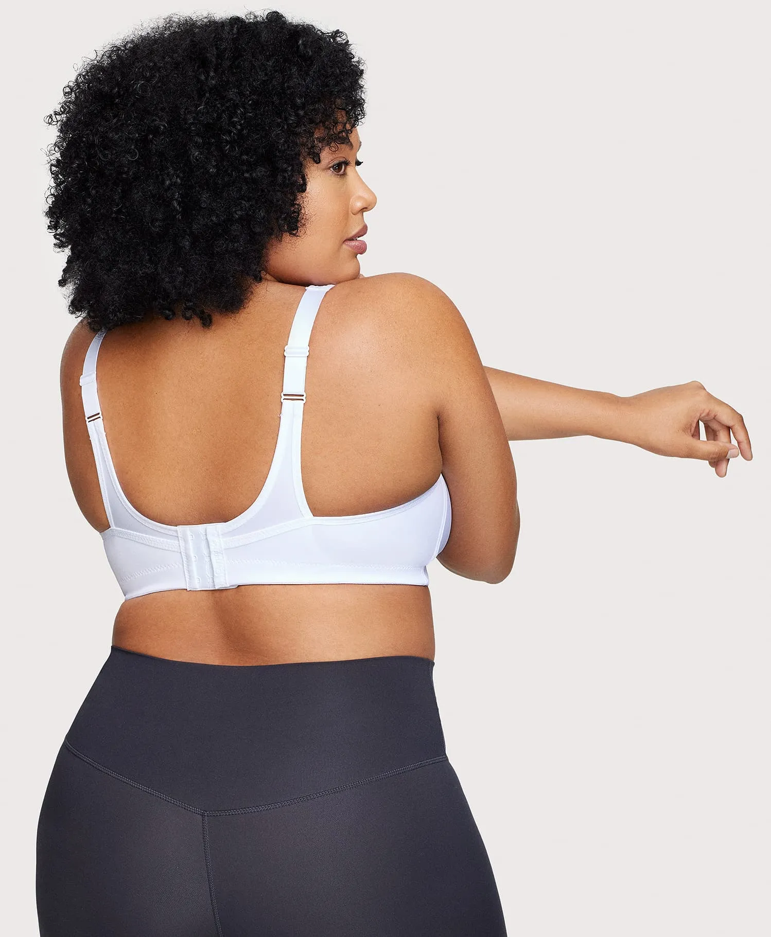 No-Bounce Camisole Sports Bra sold by Ashley Stewart product image thumbnail 2
