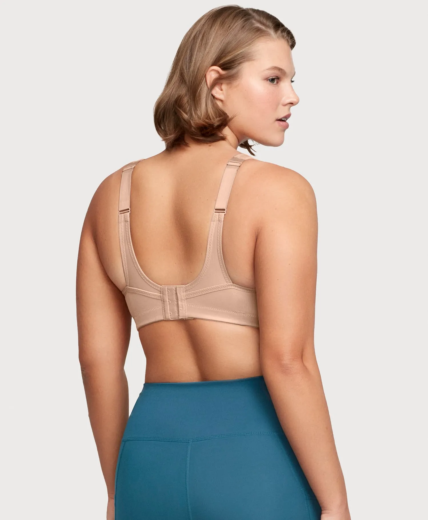 No-Bounce Camisole Sports Bra sold by Ashley Stewart product image thumbnail 2