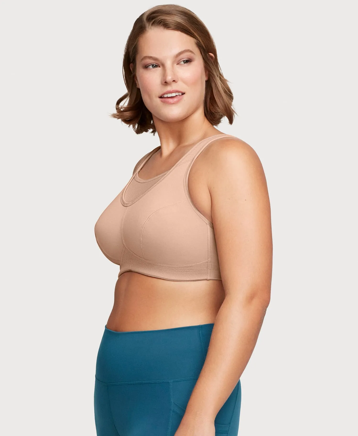 No-Bounce Camisole Sports Bra sold by Ashley Stewart product image thumbnail 3