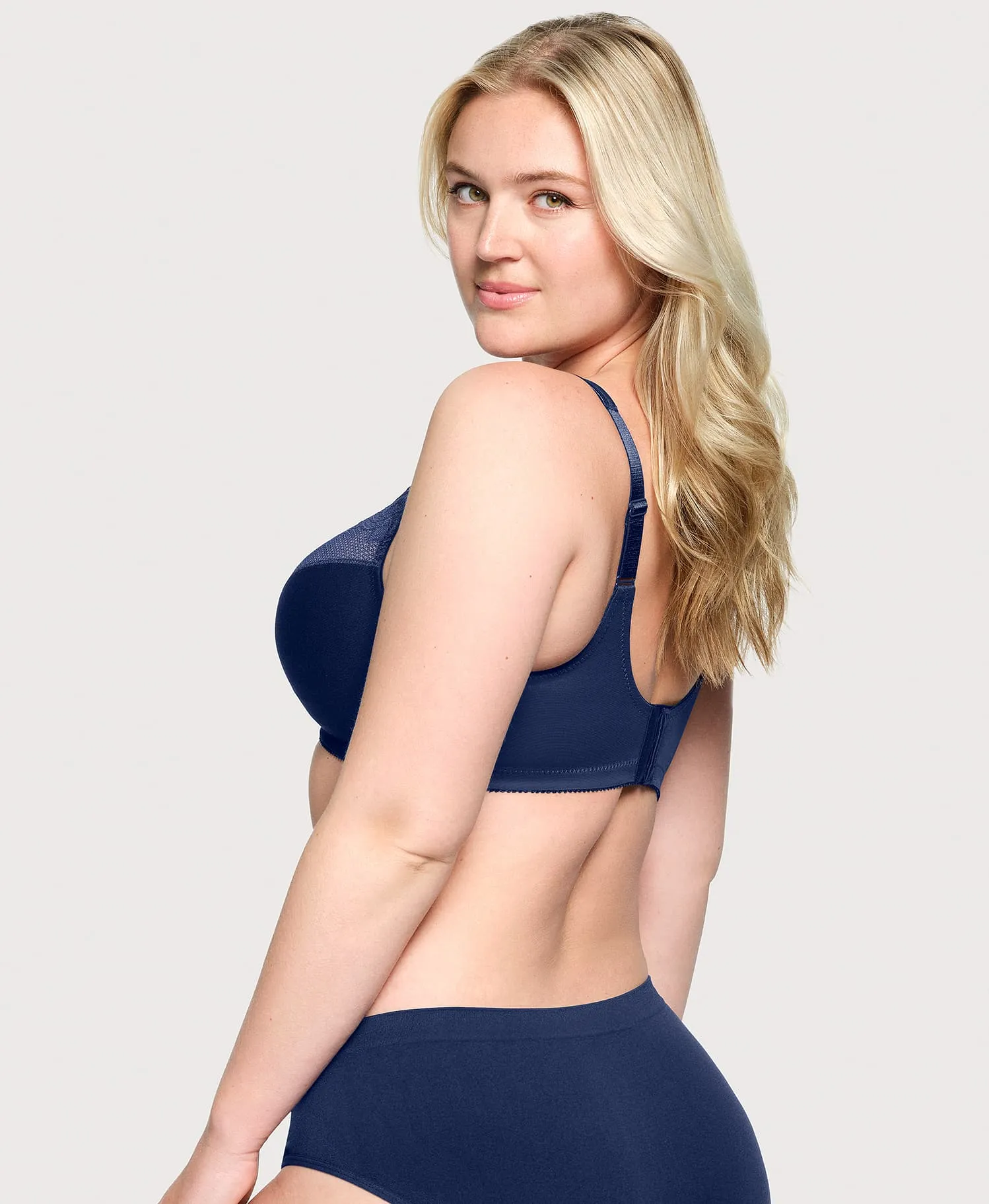MagicLift Minimizer Bra Blue sold by Ashley Stewart product image thumbnail 3