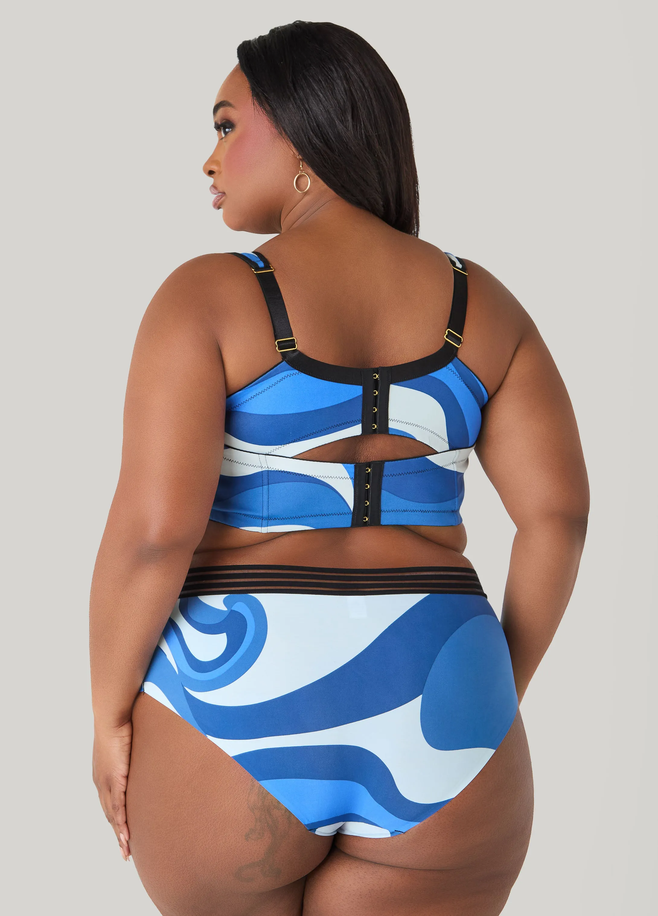 Swirl Full Coverage Butterfly Bra sold by Ashley Stewart product image thumbnail 2