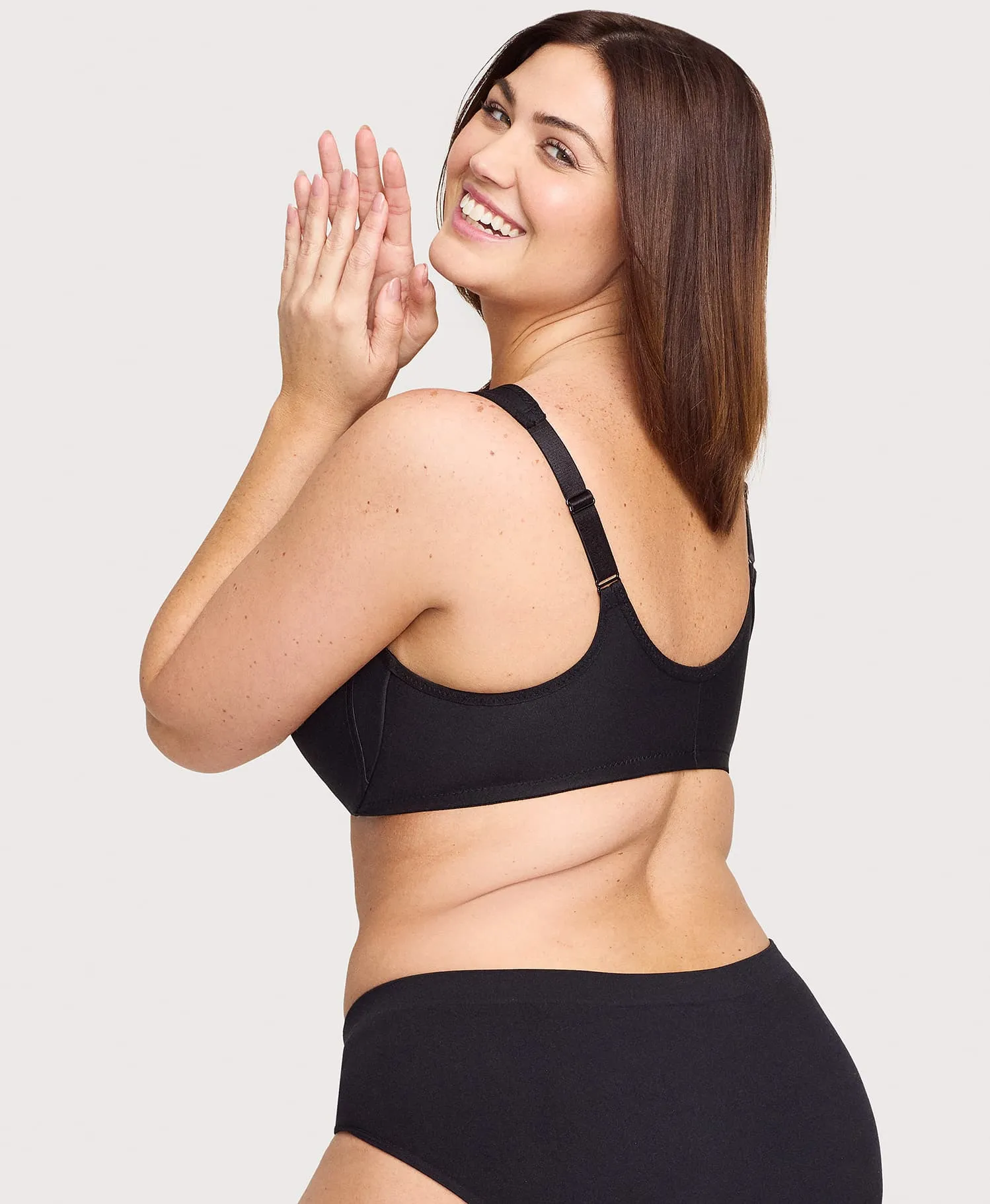 Front-Closure WonderWire Bra Floral Print sold by Ashley Stewart product image thumbnail 3