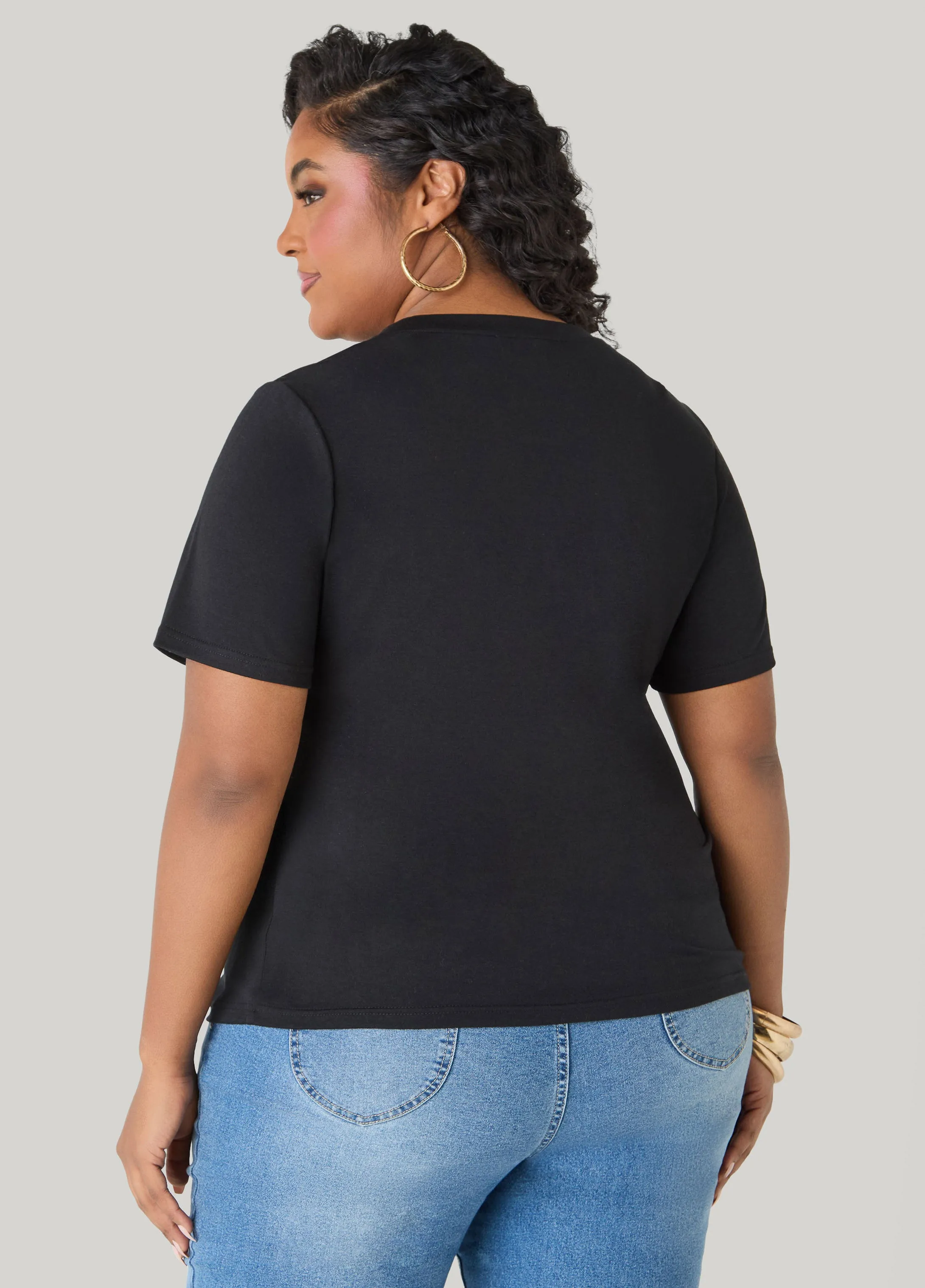 Not Inspired Graphic Tee sold by Ashley Stewart product image thumbnail 2