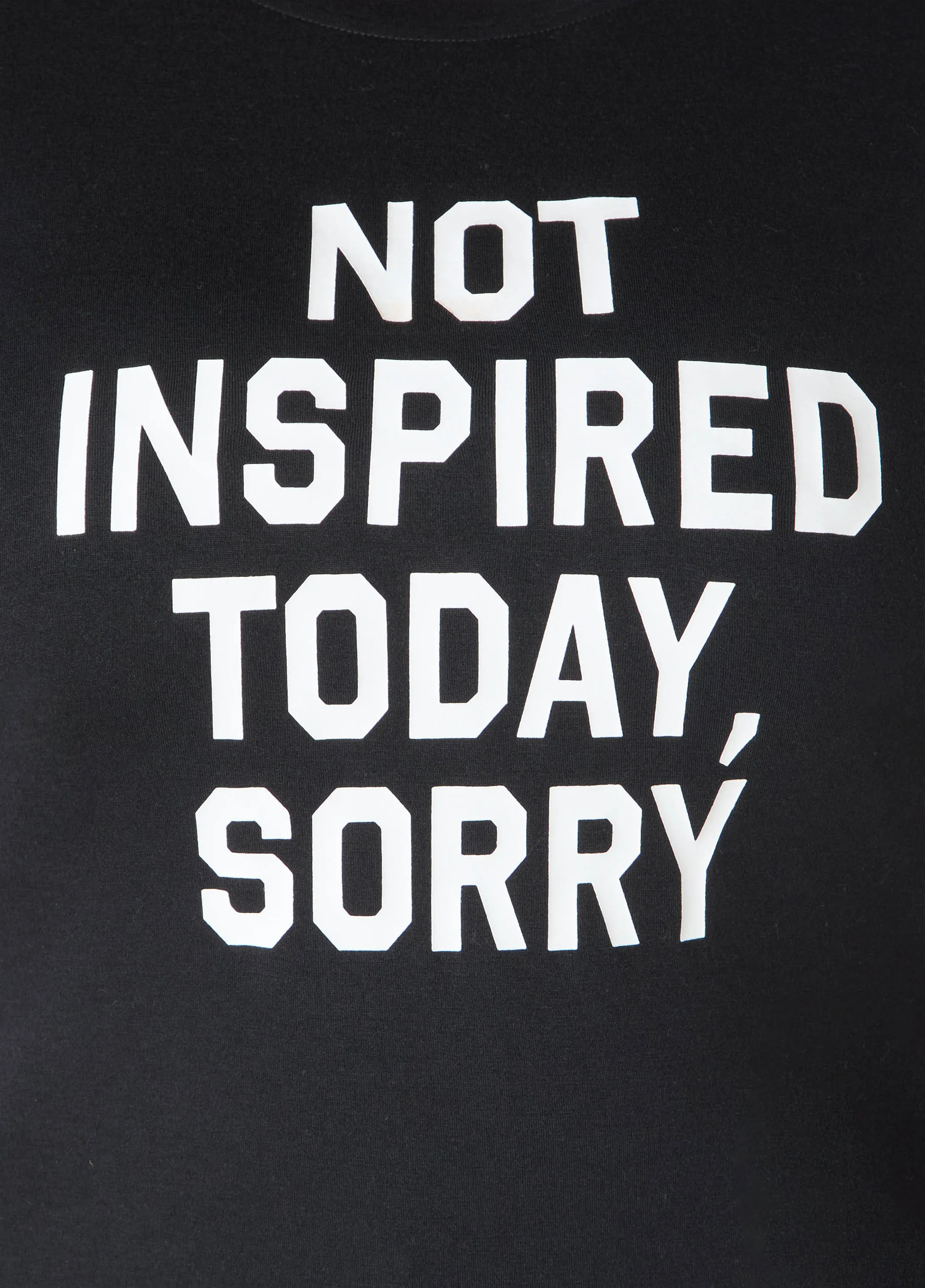 Not Inspired Graphic Tee sold by Ashley Stewart product image thumbnail 4