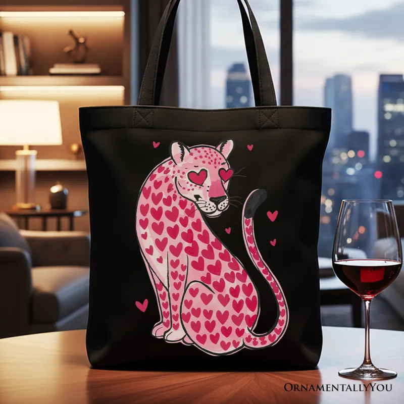 Leopard Valentine Canvas Tote Bag sold by Ashley Stewart