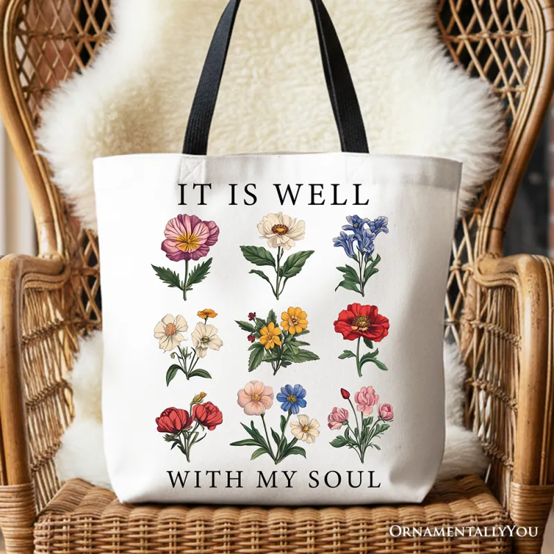 It Is Well With My Soul Tote Bag made by Ashley Stewart