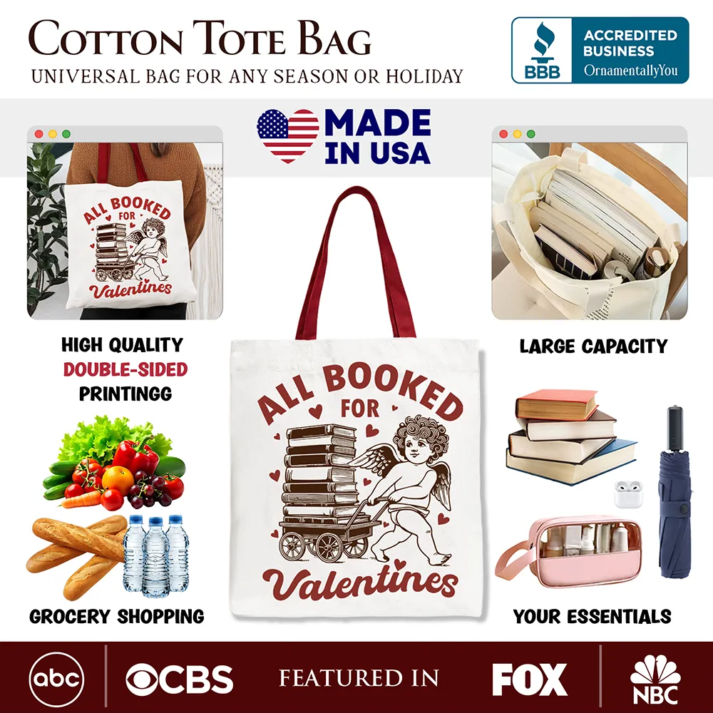 All Booked For Valentines Tote Bag sold by Ashley Stewart product image thumbnail 2