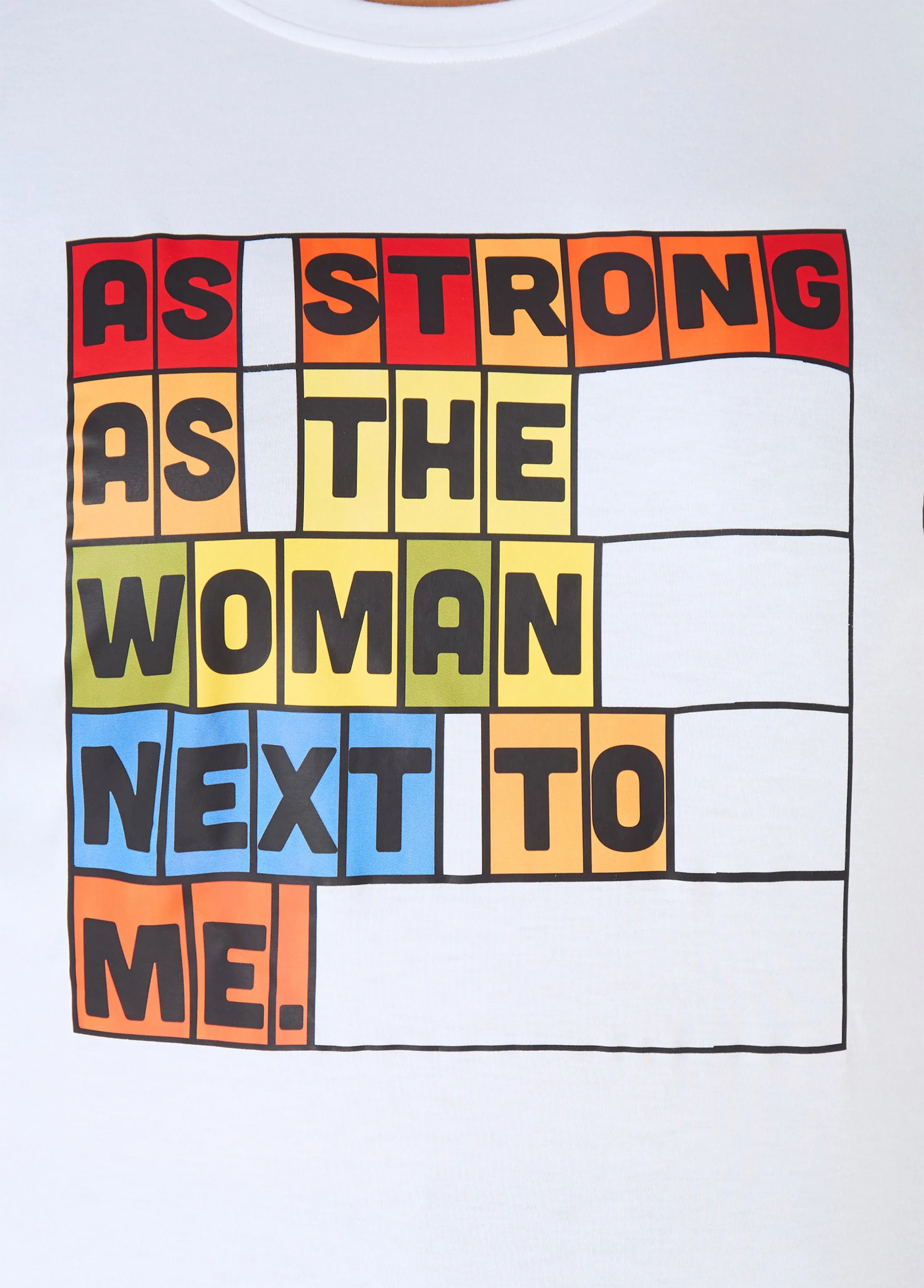 The Woman Next To Me Graphic Tee sold by Ashley Stewart product image thumbnail 4