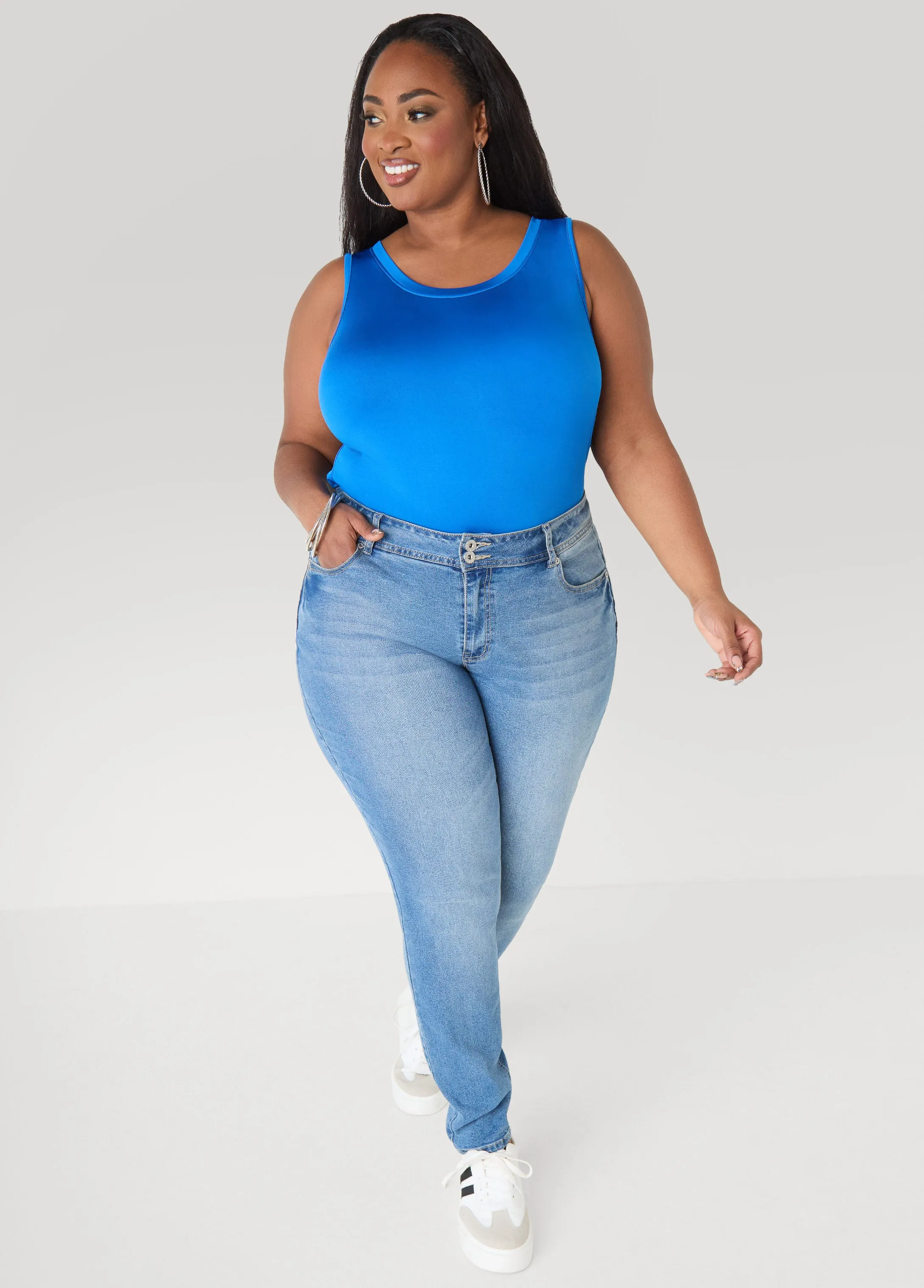 The Basic Knitted Cami sold by Ashley Stewart product image thumbnail 3