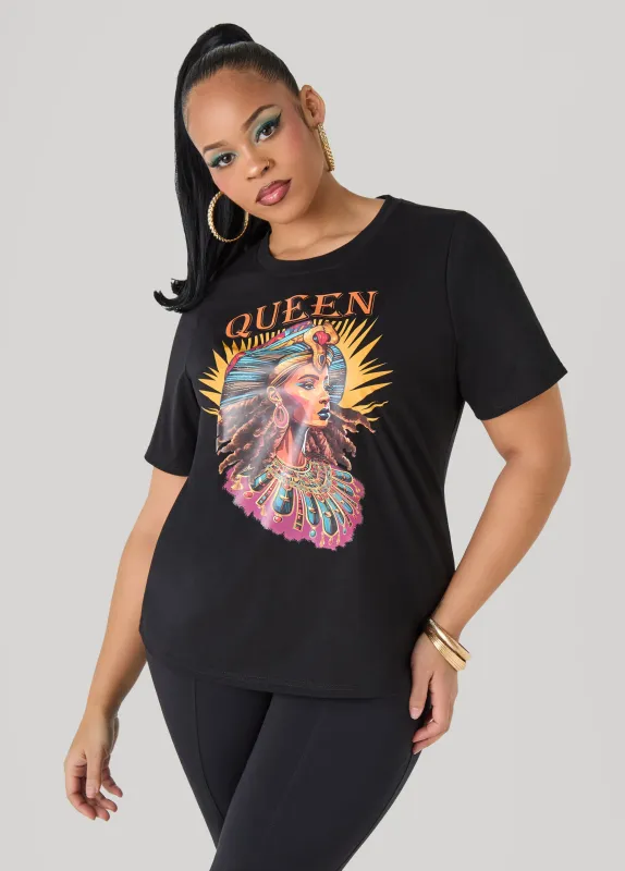 Queen Graphic Tee sold by Ashley Stewart