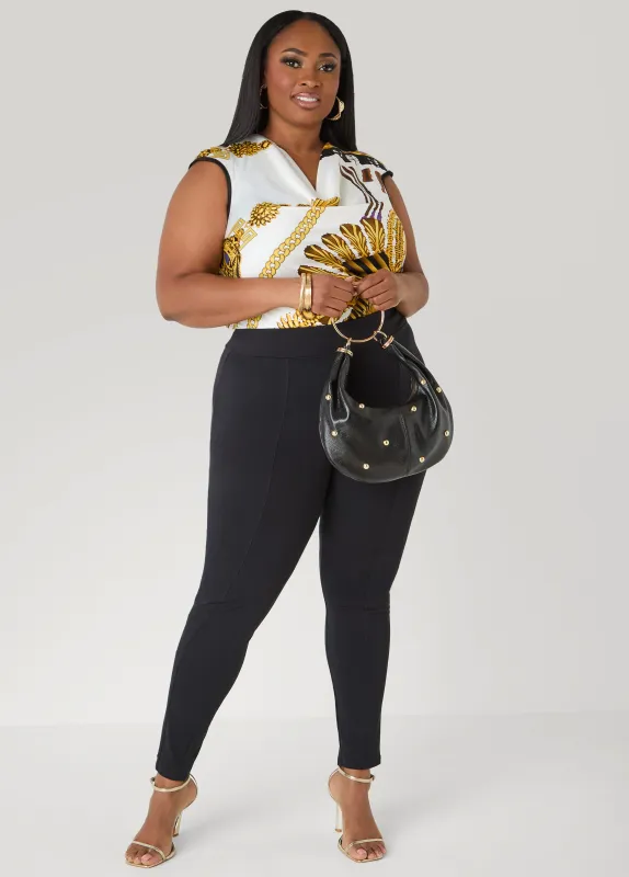 Studded Faux Leather Hobo Bag made by Ashley Stewart