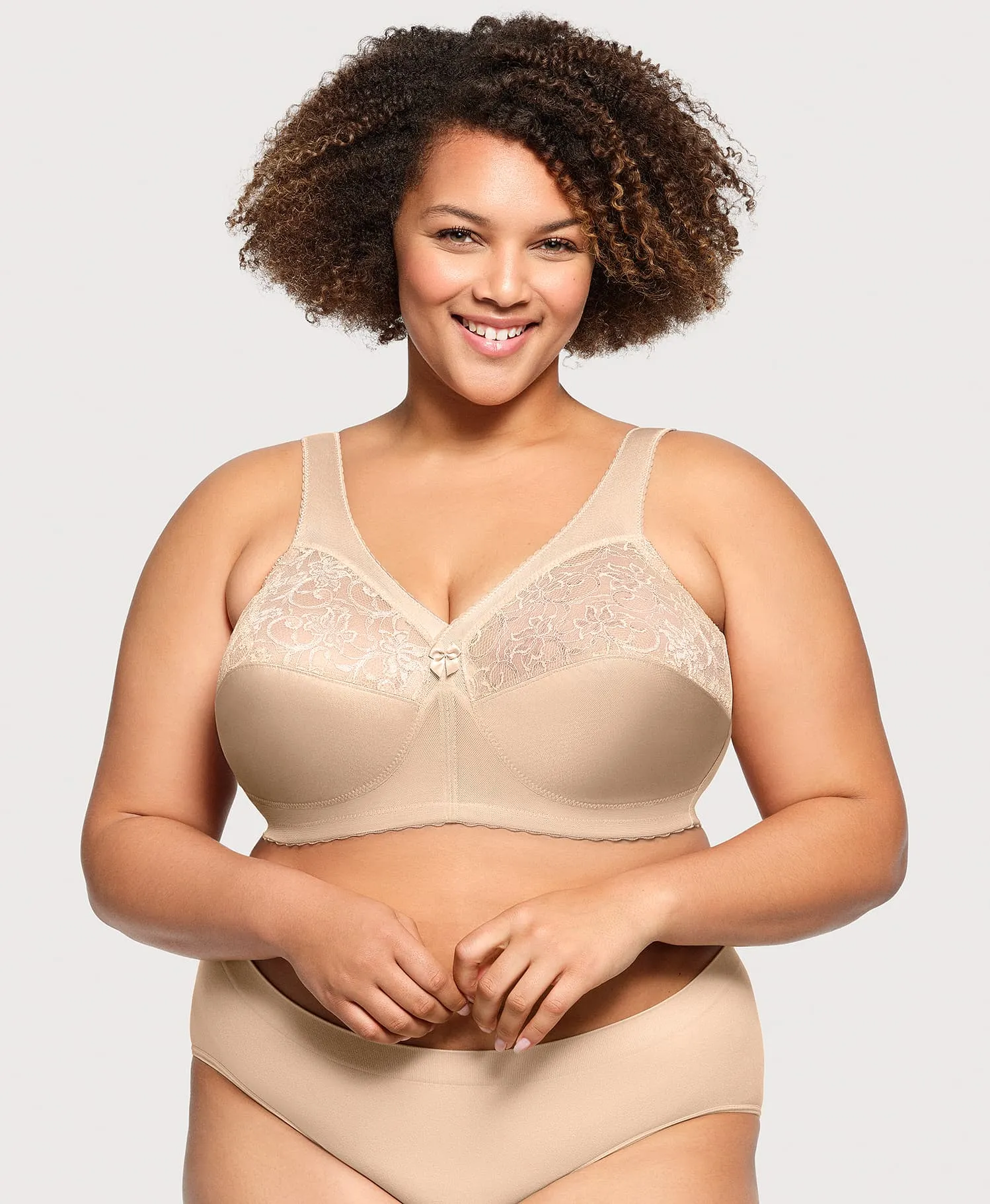 MagicLift Original Support Bra Blush sold by Ashley Stewart