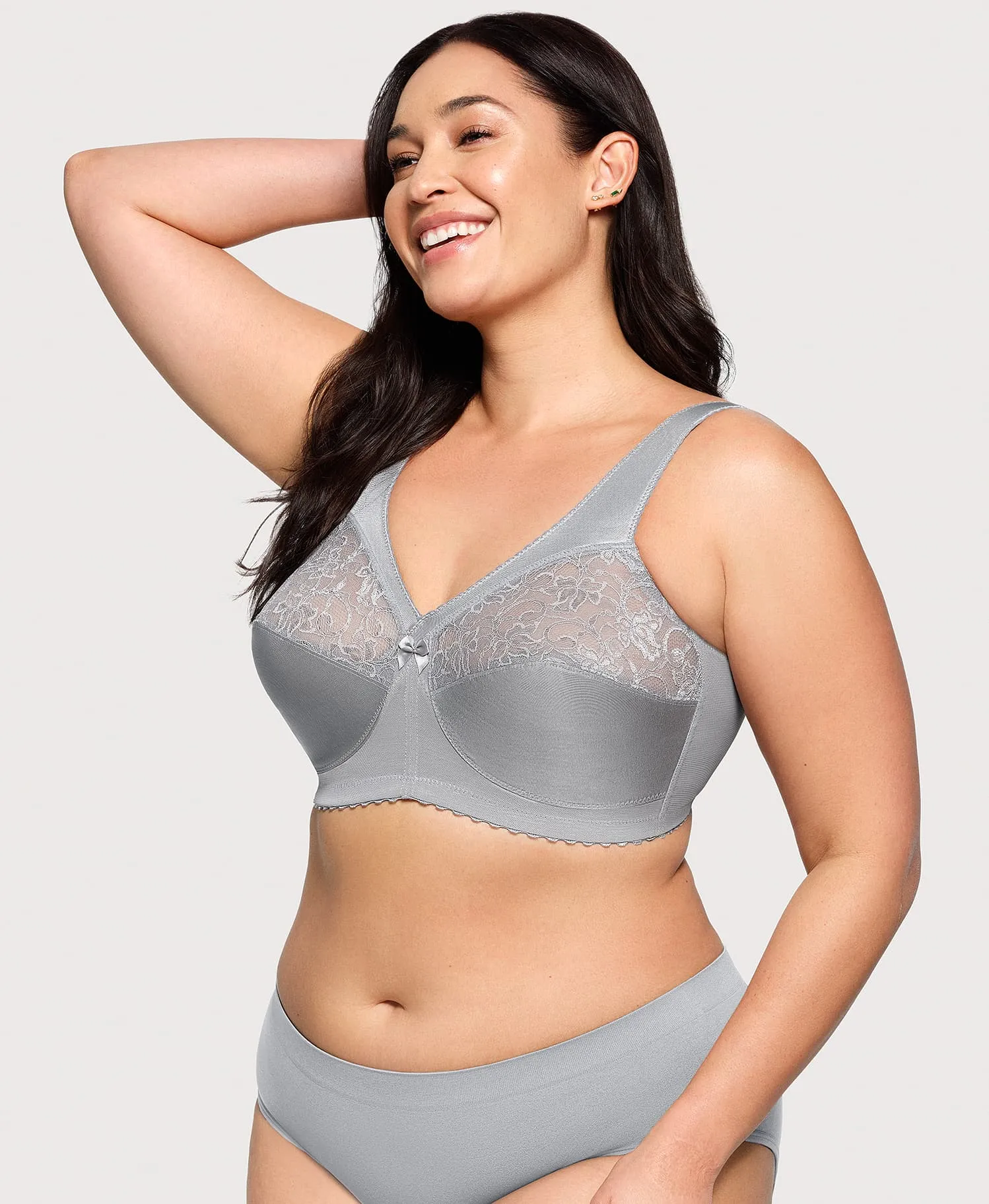 MagicLift Original Support Bra Soft Gray sold by Ashley Stewart product image thumbnail 4