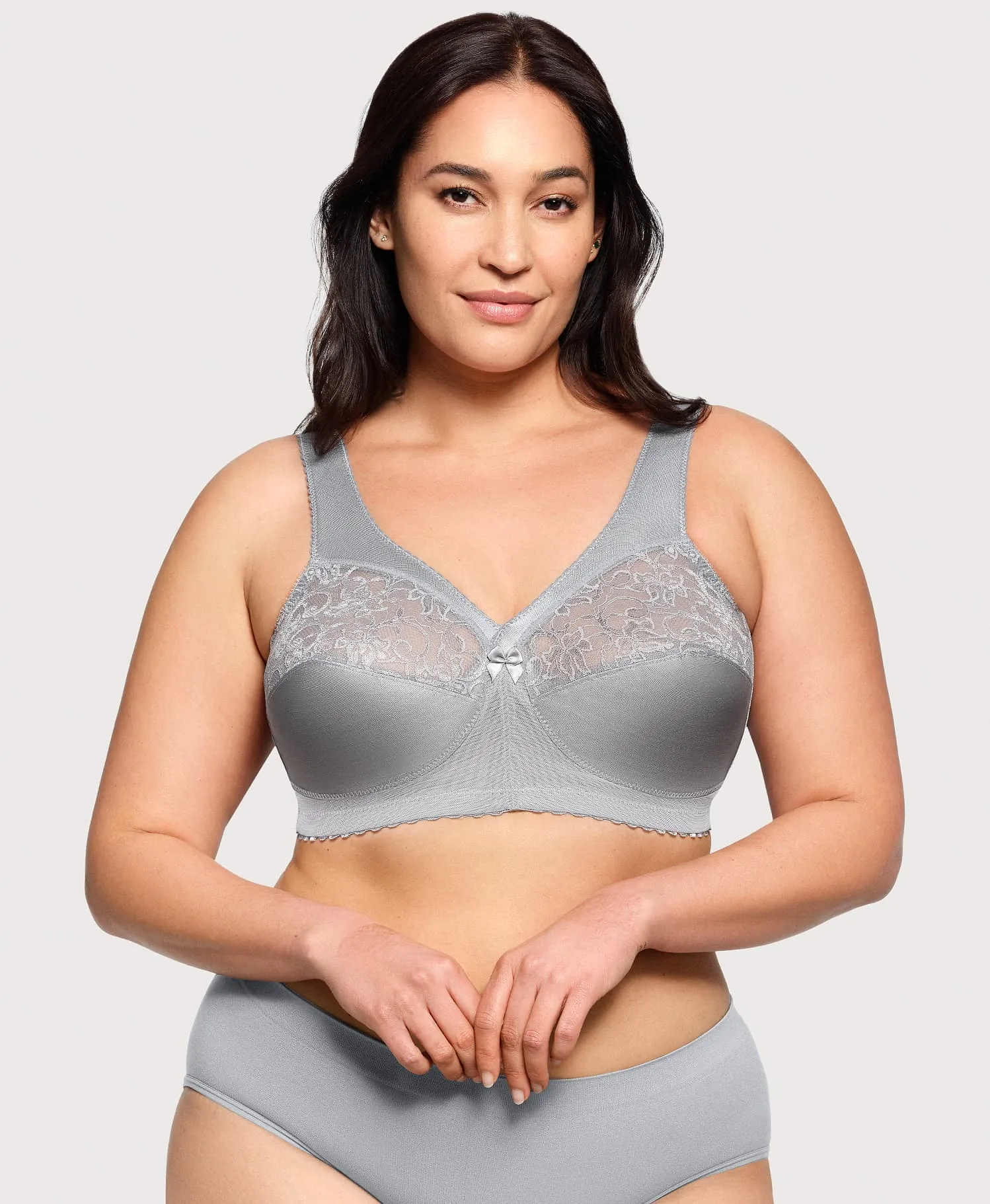 MagicLift Original Support Bra Soft Gray sold by Ashley Stewart