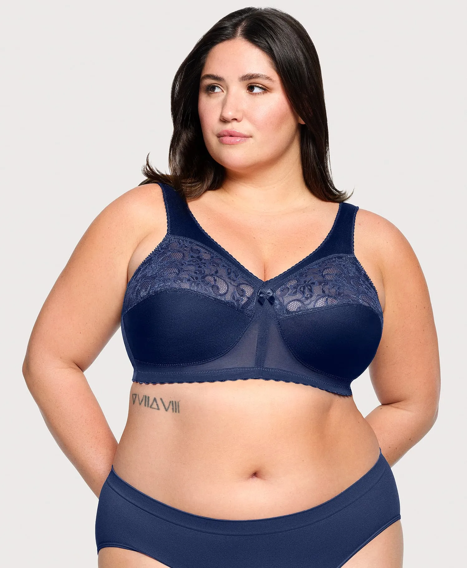 MagicLift Original Support Bra Blue sold by Ashley Stewart
