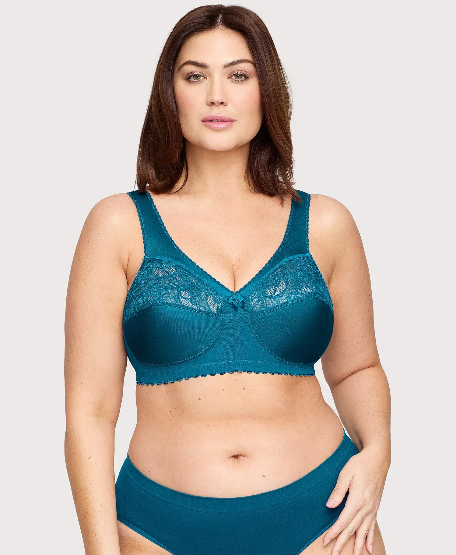 MagicLift Original Support Bra Dark Teal sold by Ashley Stewart
