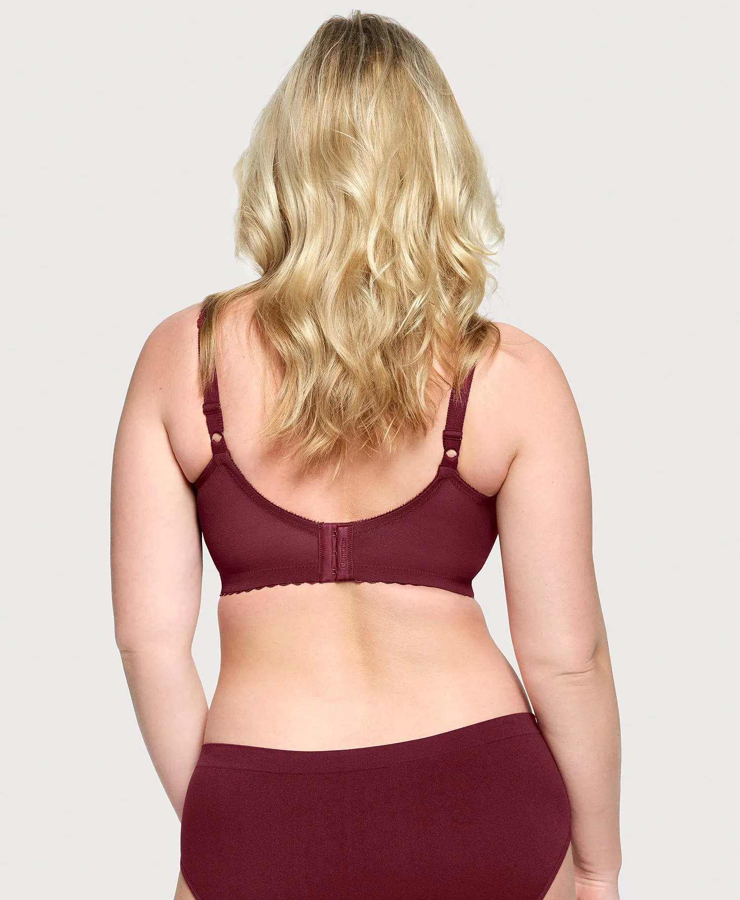MagicLift Original Support Bra Burgundy sold by Ashley Stewart product image thumbnail 2