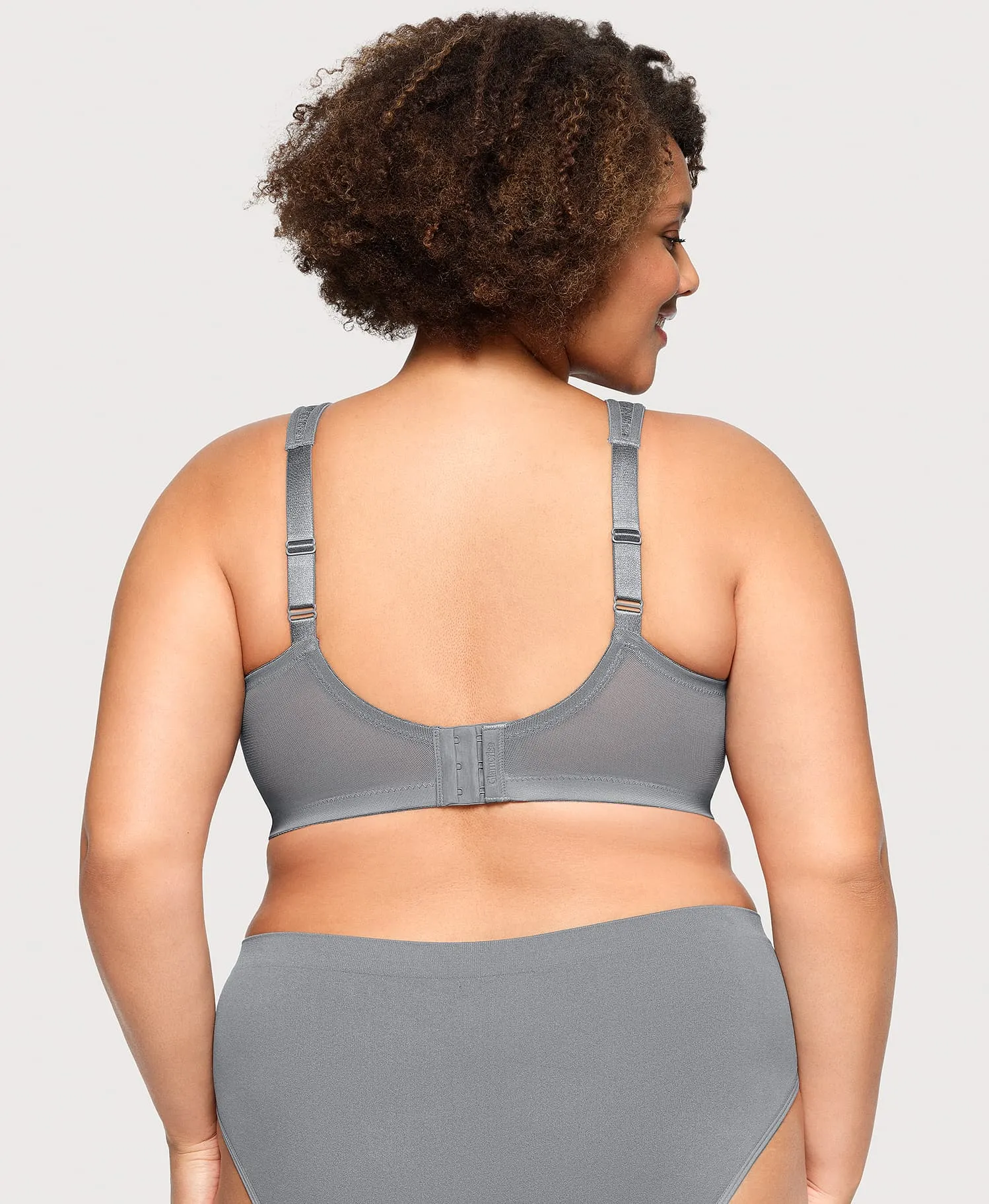 MagicLift Moisture Control Bra Gray Heather sold by Ashley Stewart product image thumbnail 2